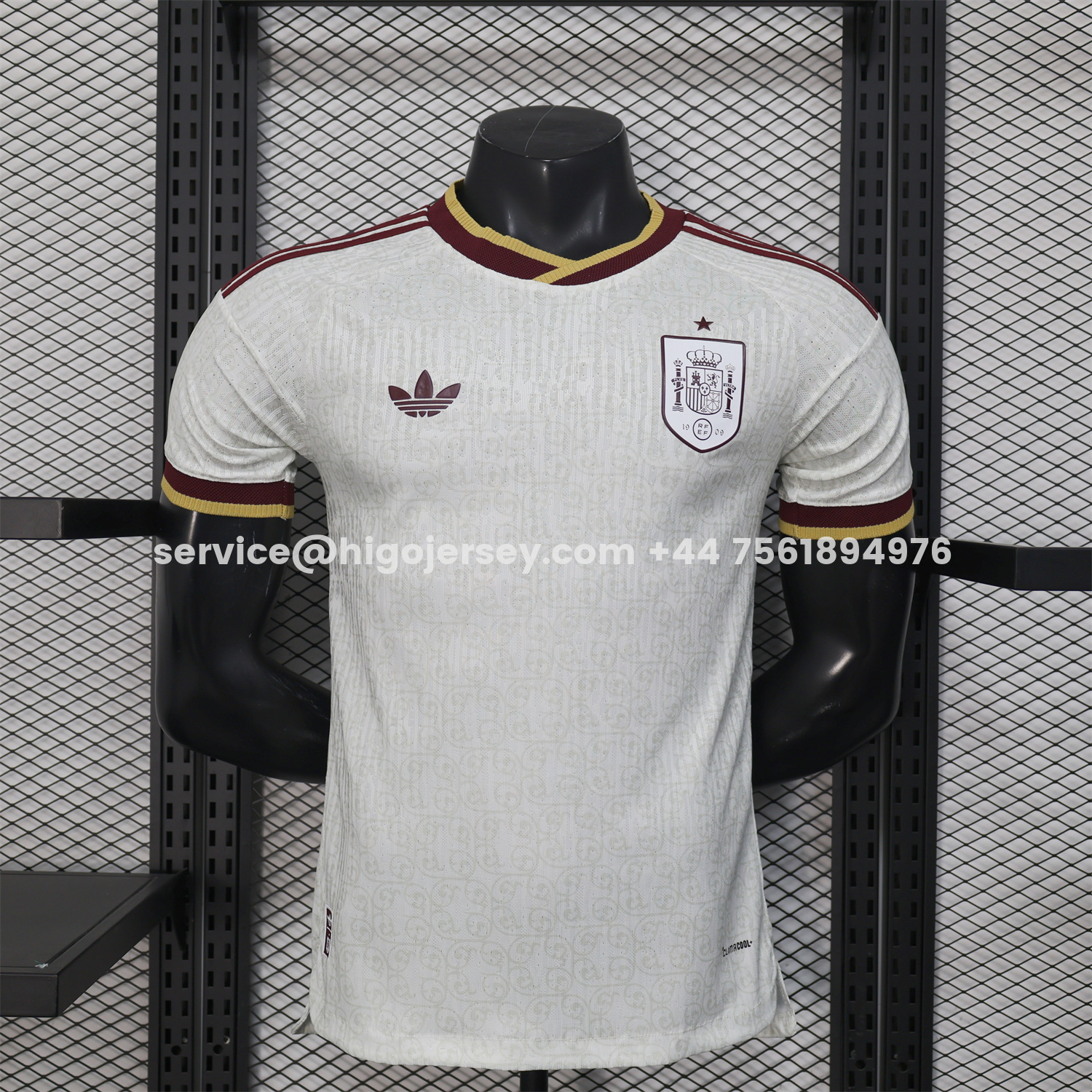 Higojerseys-Spain 2026 Away White Jersey - Player Version