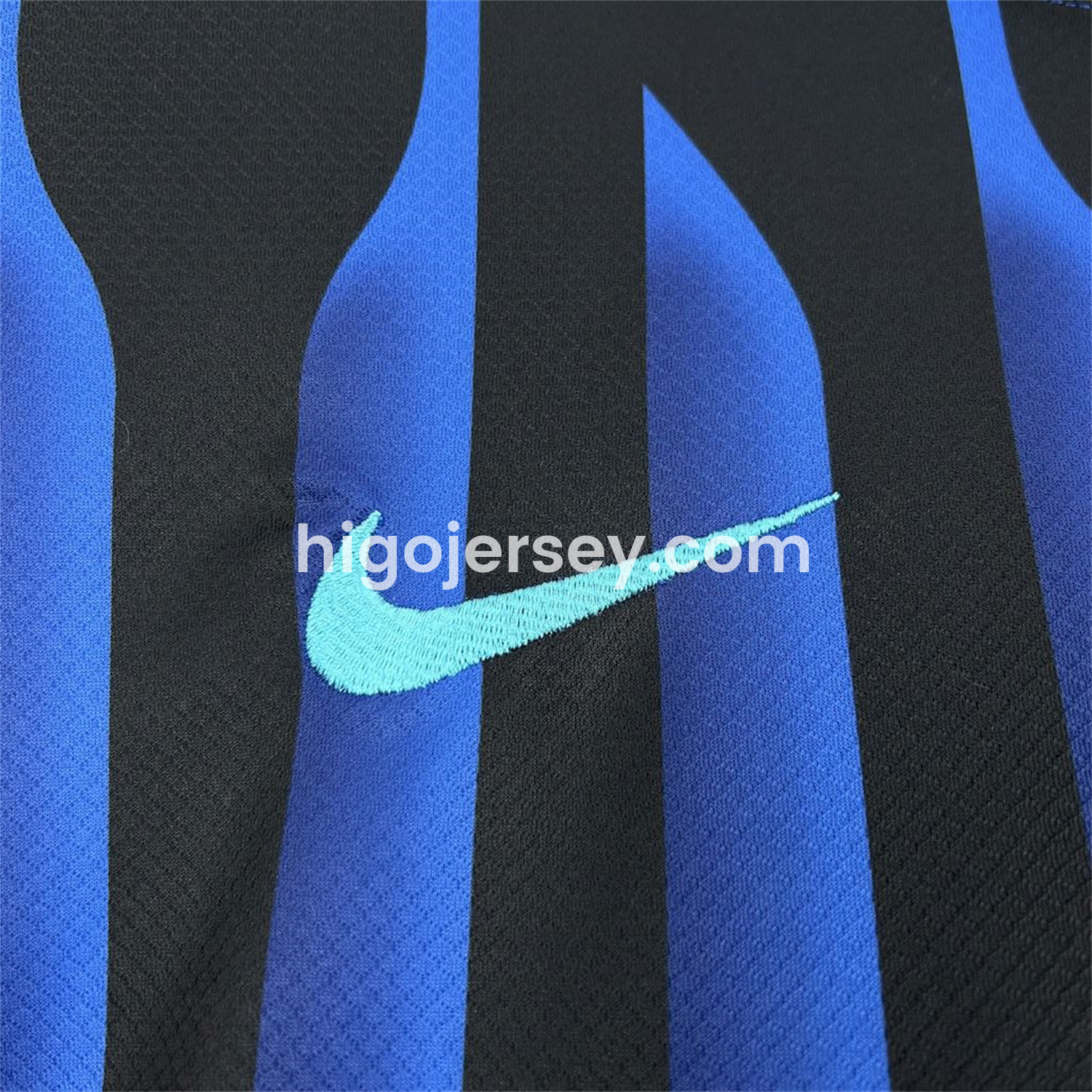 Higojerseys-Inter Milan 25-26 Home Unsponsored Jersey - Fans Version