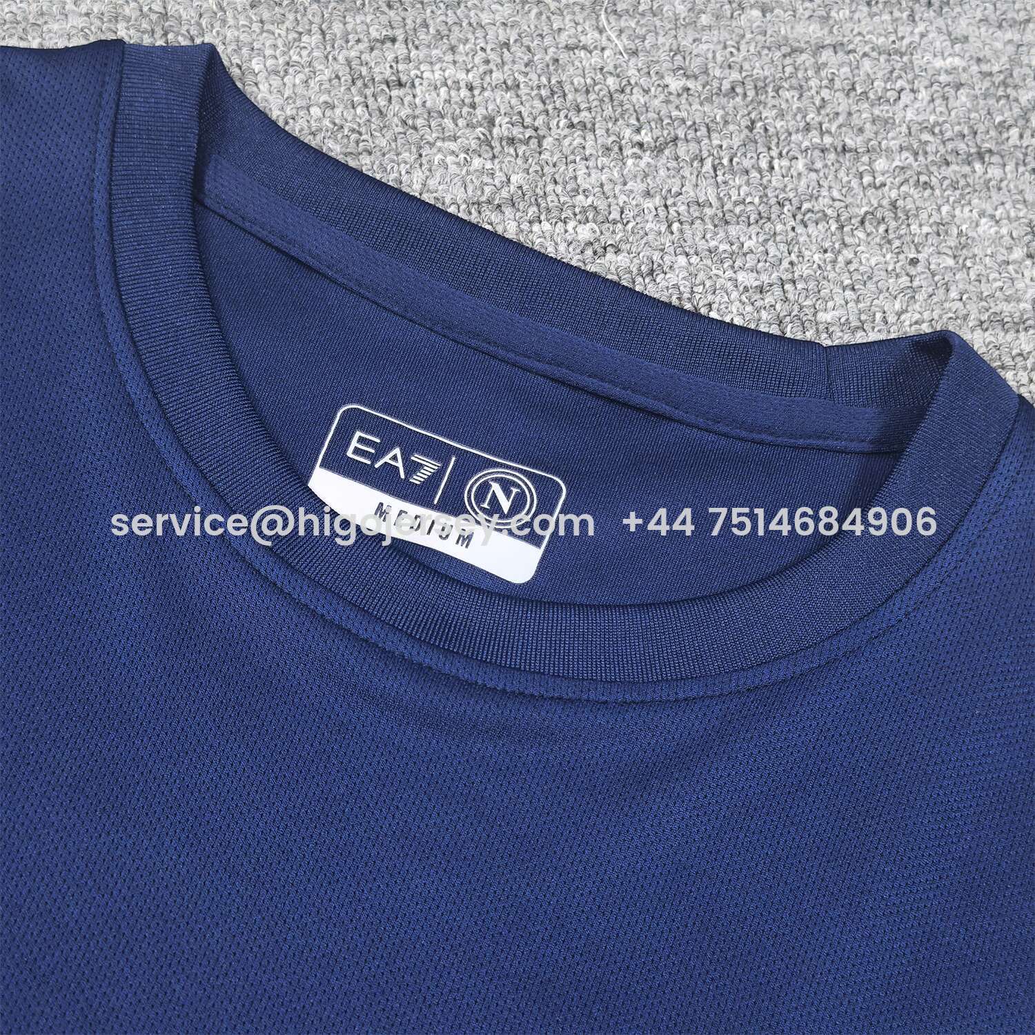 Higojerseys-Napoli 25-26 KDB Special Commemorative Blue T-Shirt