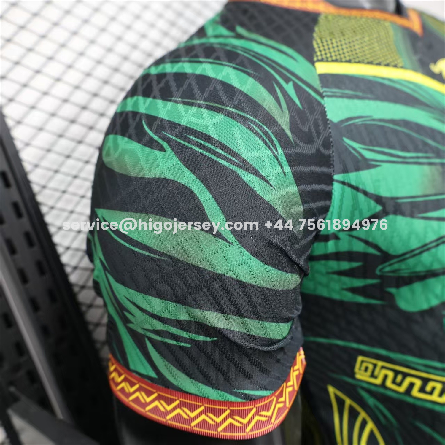 Higojerseys-Mali 2026 Eagle Black Green Jersey - Player Version