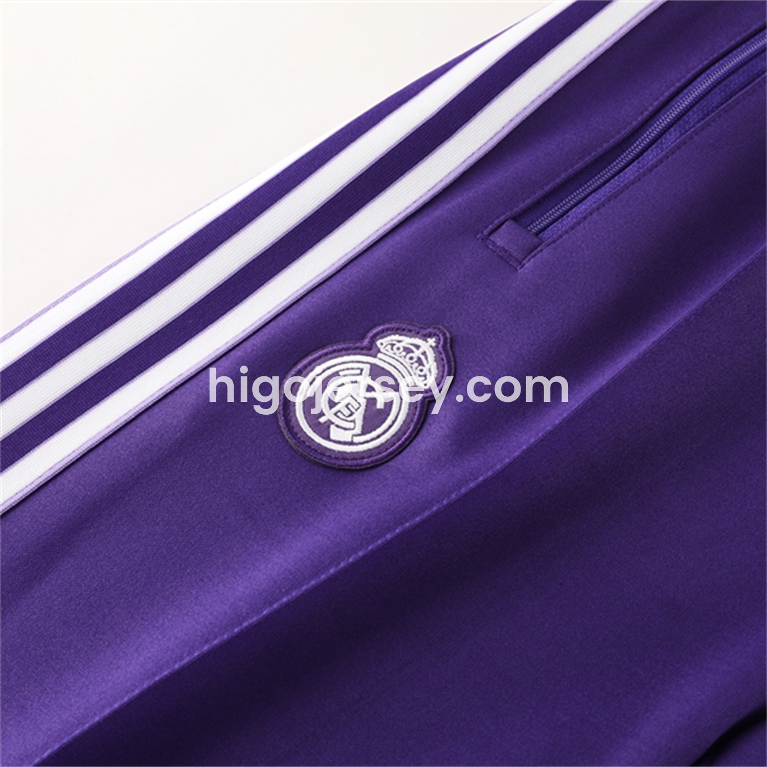 Higojerseys-Real Madrid 25-26 Purple Terrace Icon Jacket Training Tracksuit - Purple Jackets & Pants