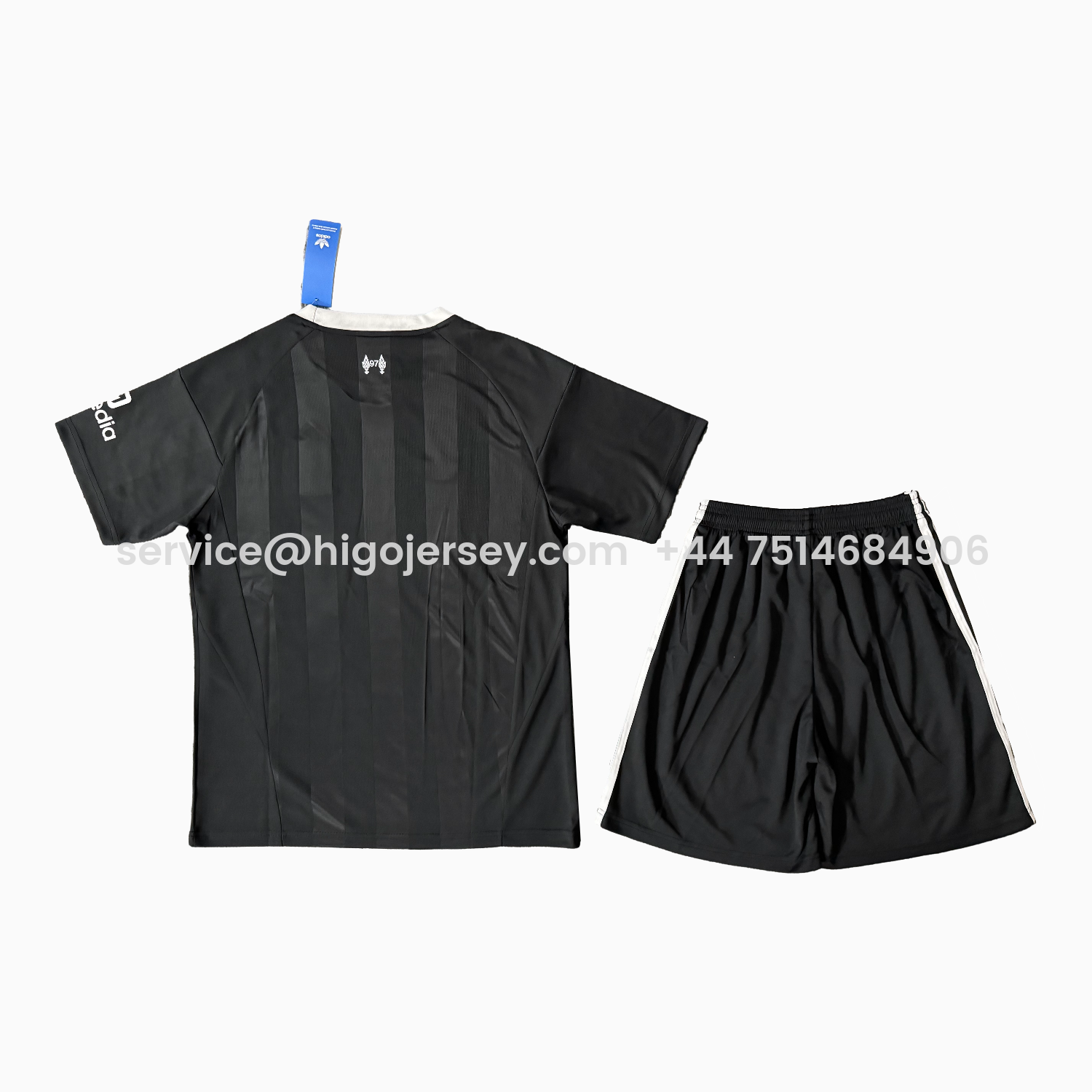 Higojerseys-Real Madrid 25-26 Black Goalkeeper Men's Adult Jersey Set - Fans Version