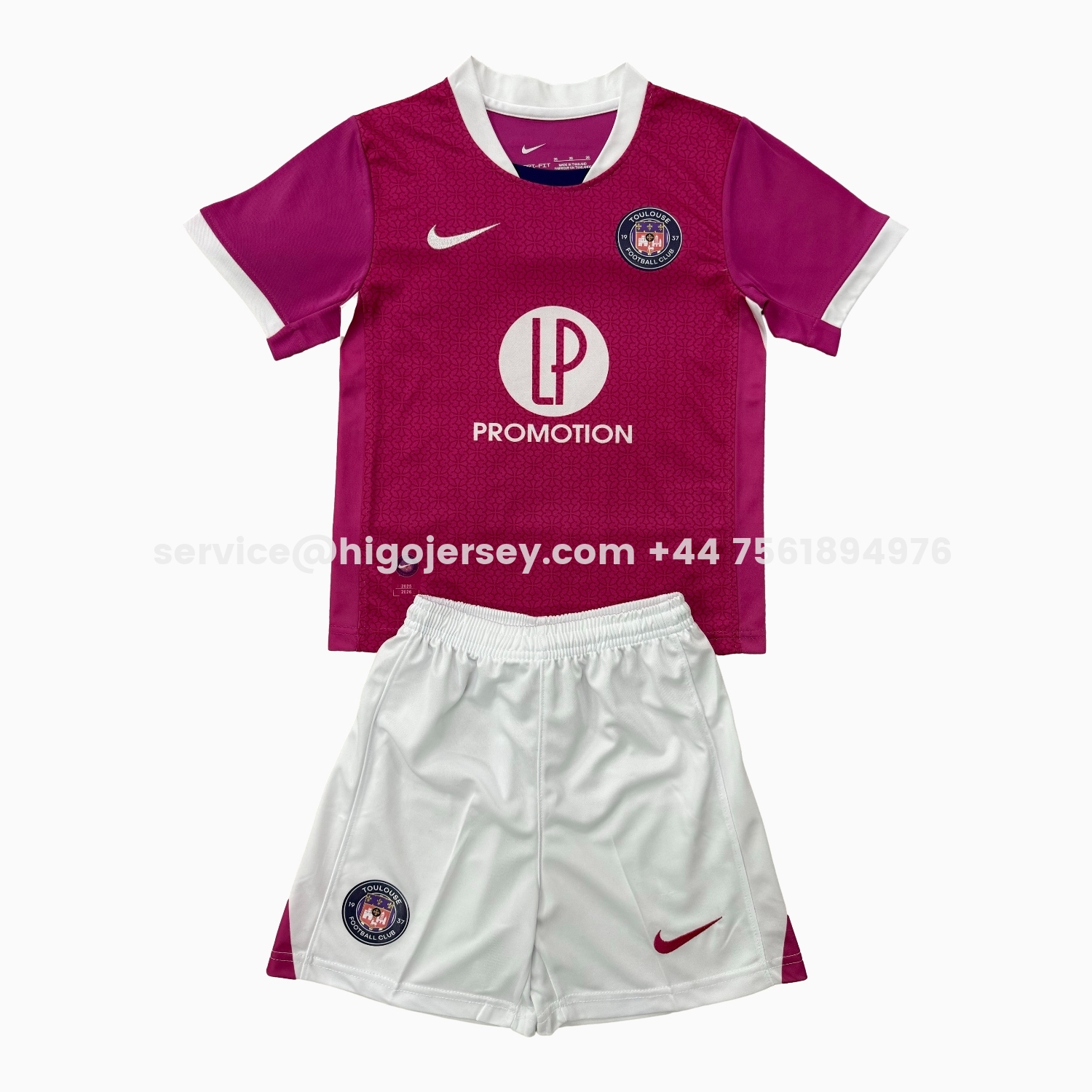 Higojerseys-Toulouse FC 25-26 Away Men's Adult Jersey Set - Fans Version