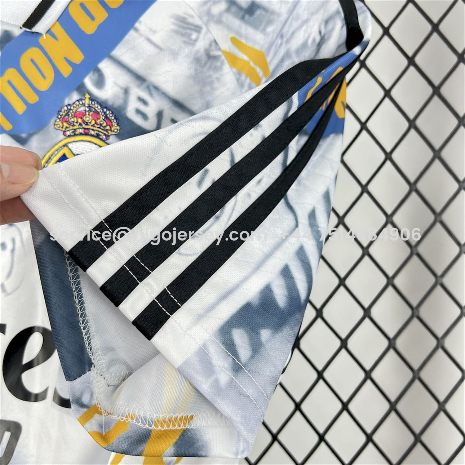 Higojerseys-Real Madrid 25-26 Capture Of Camp Nou POLO White Special Jersey - Fans Version