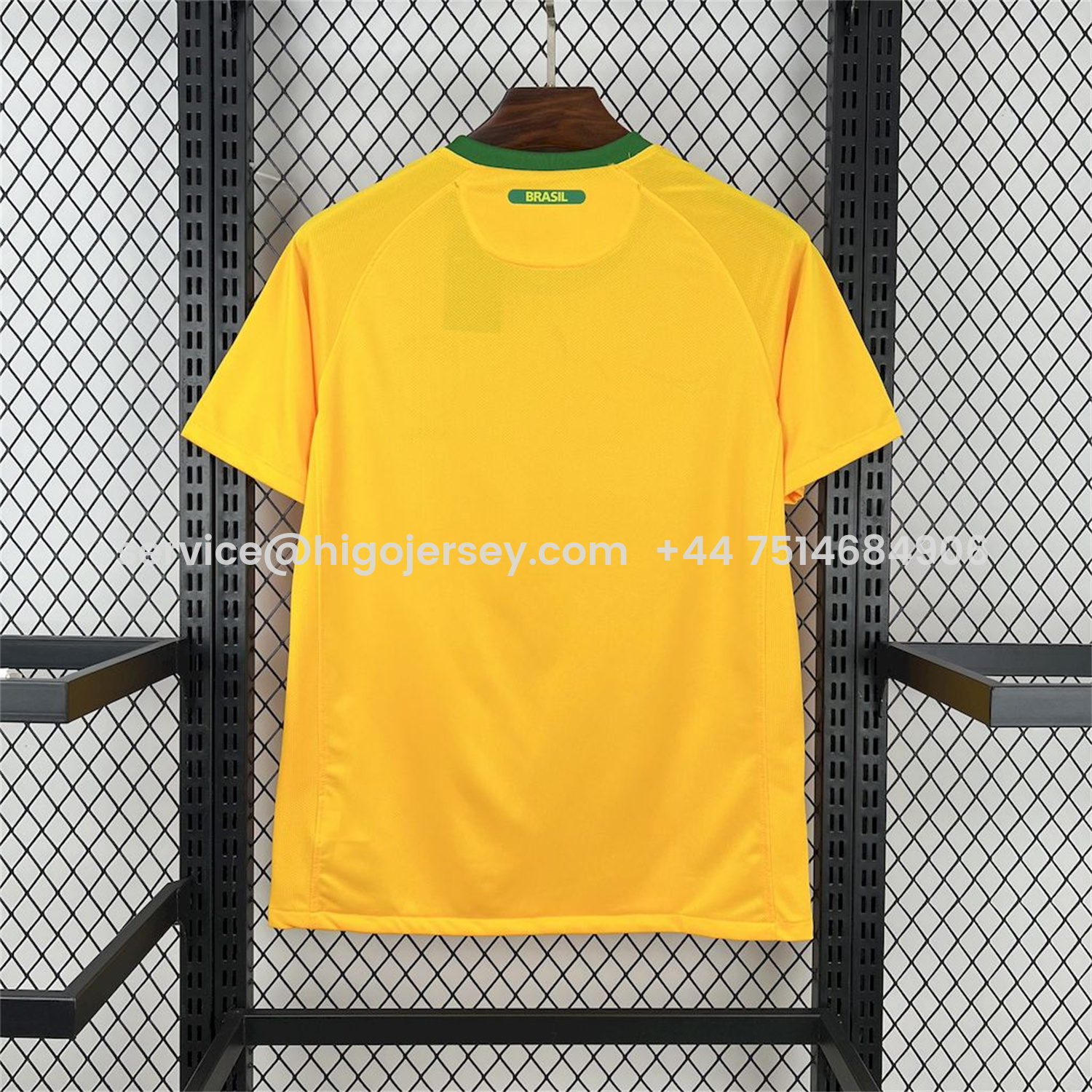 Higojerseys-Retro Brazil 2010 Home Jersey
