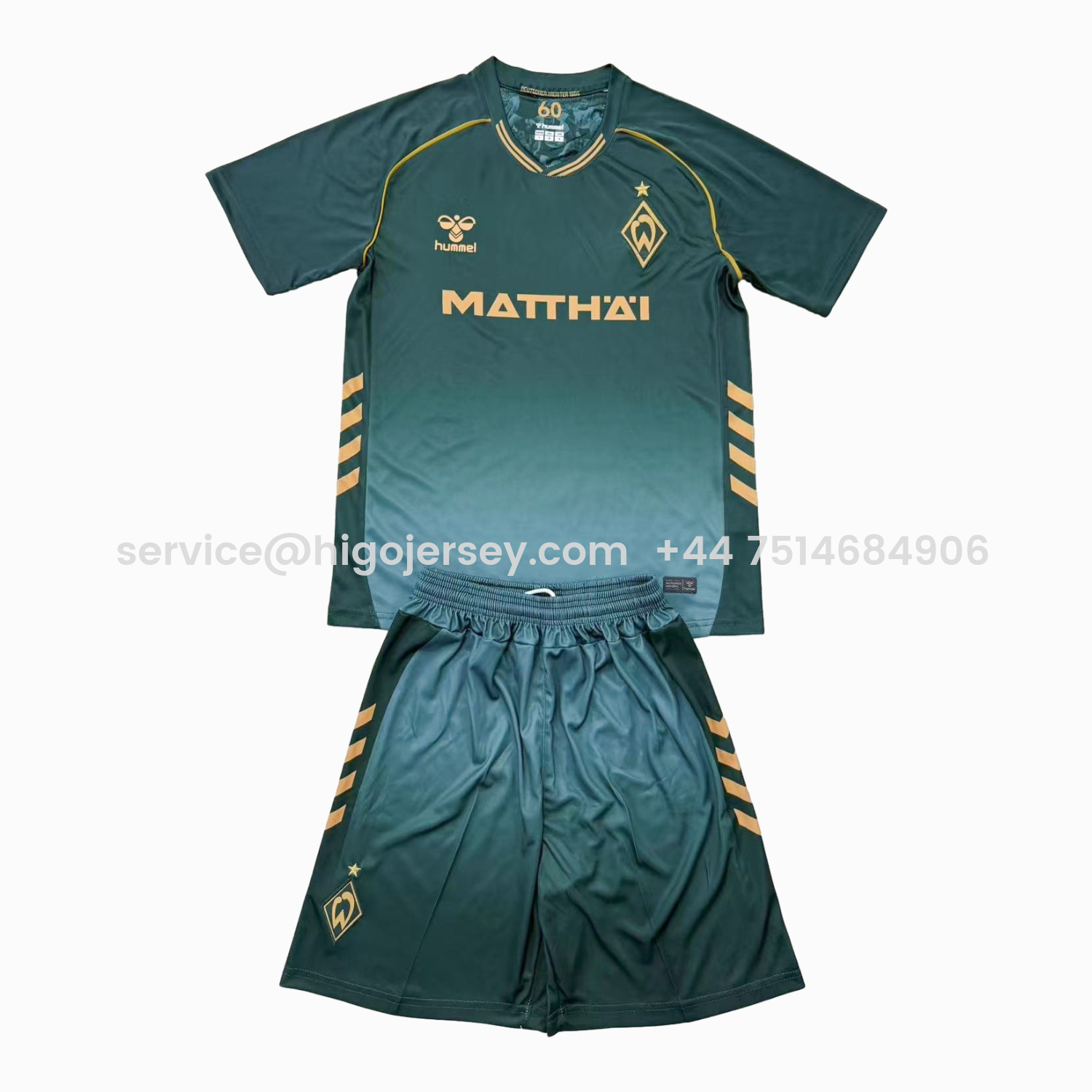 Higojerseys-Werder Bremen 25-26 Third Men's Adult Jersey Set - Fans Version