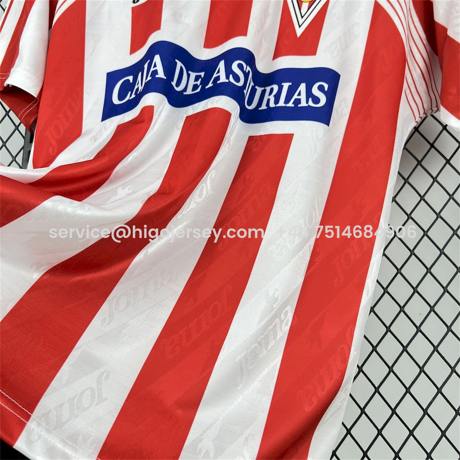 Higojerseys-Retro Sporting de Gijon 1994-95 Home Jersey