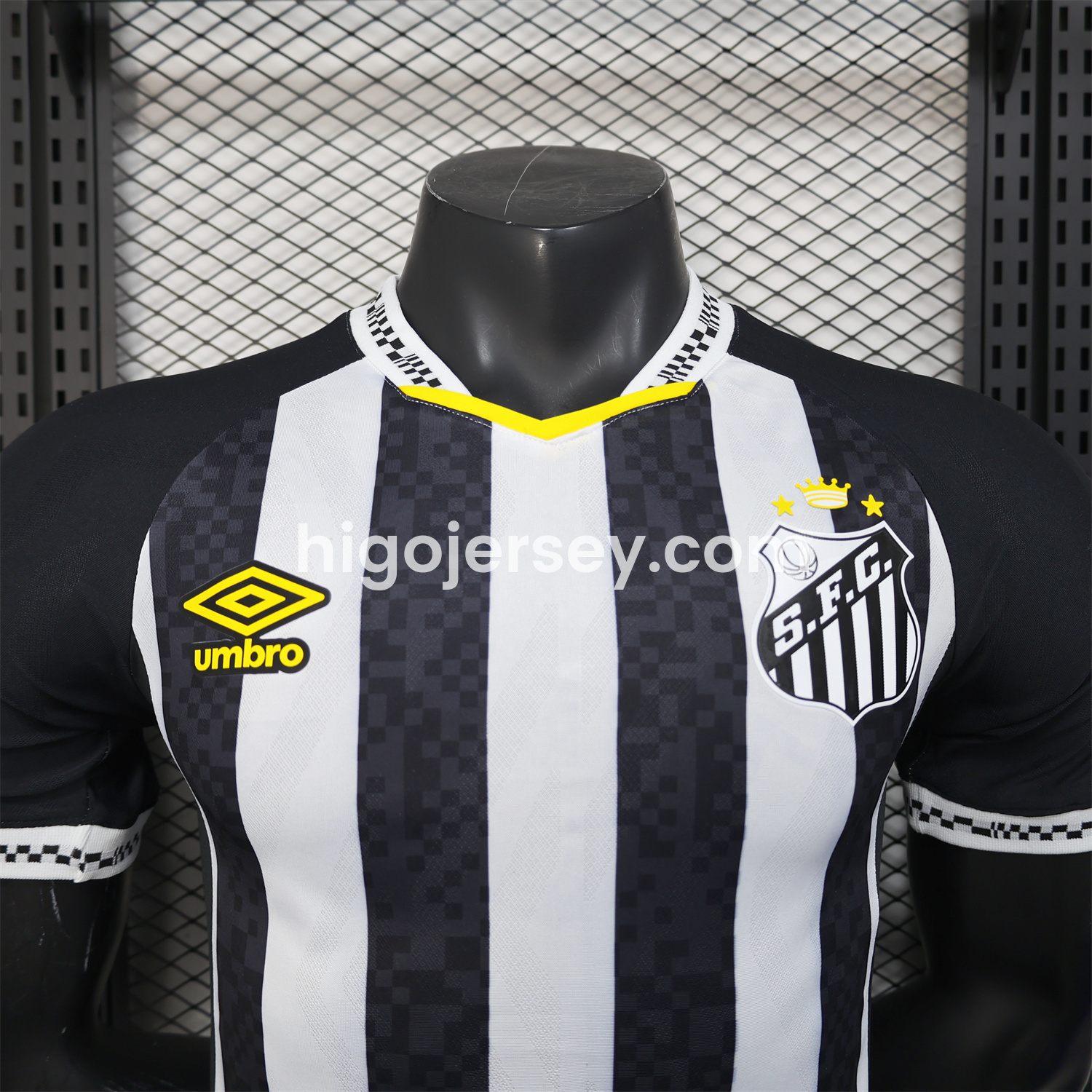 Higojerseys-Santos 25-26 Away Unsponsored Jersey - Player Version