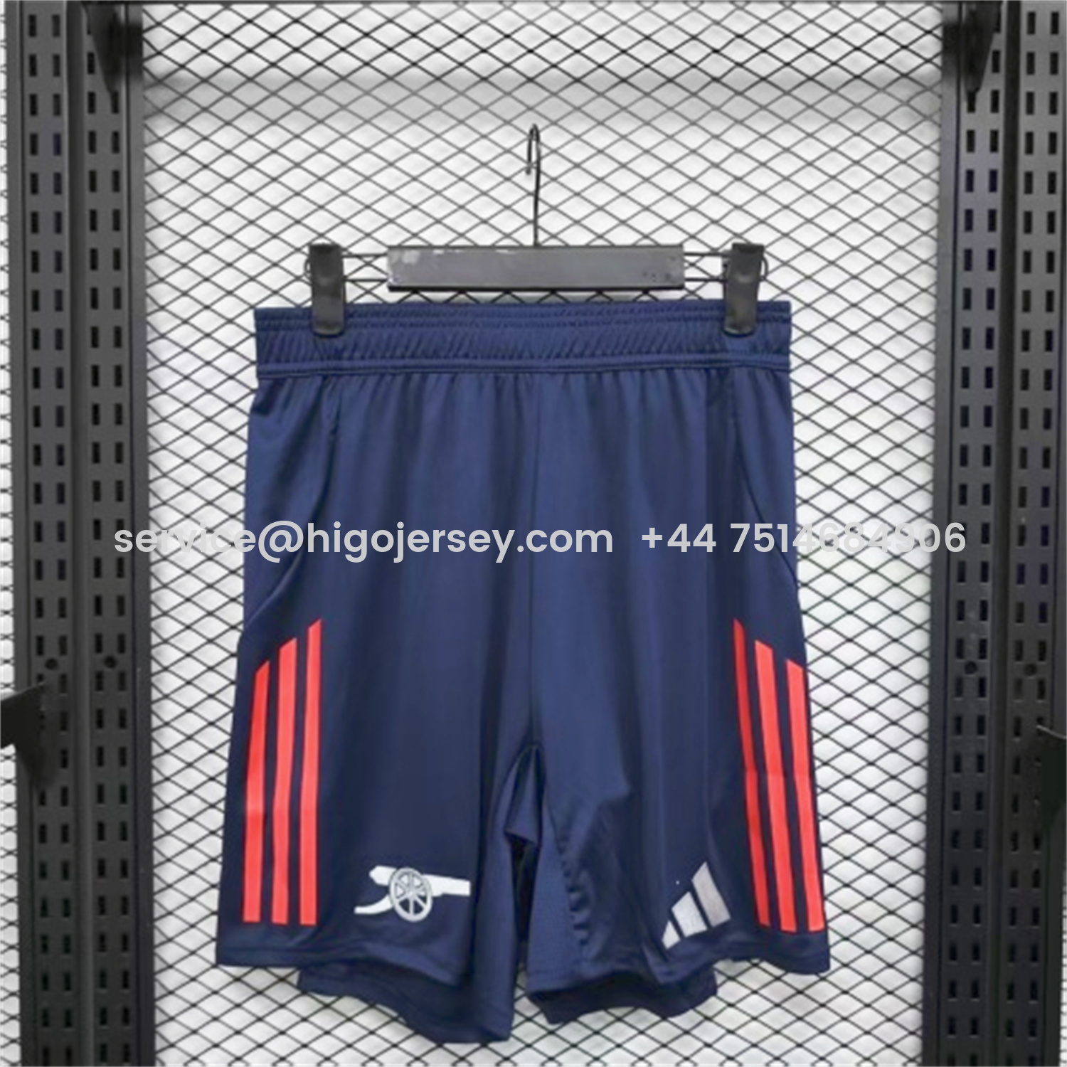 Higojerseys-Arsenal 25-26 Away Blue Shorts - Player Version