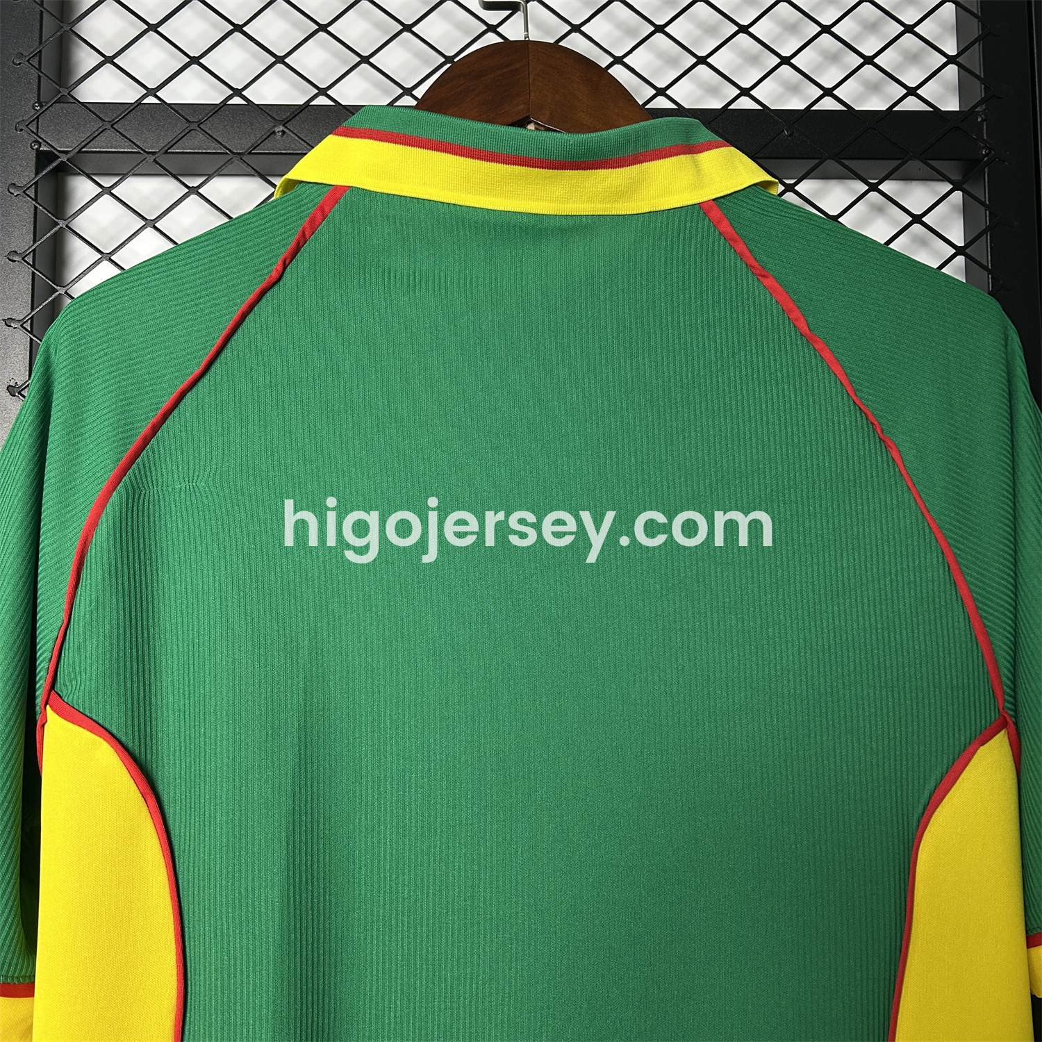 Higojerseys-Retro Cameroon 1998 Home Jersey