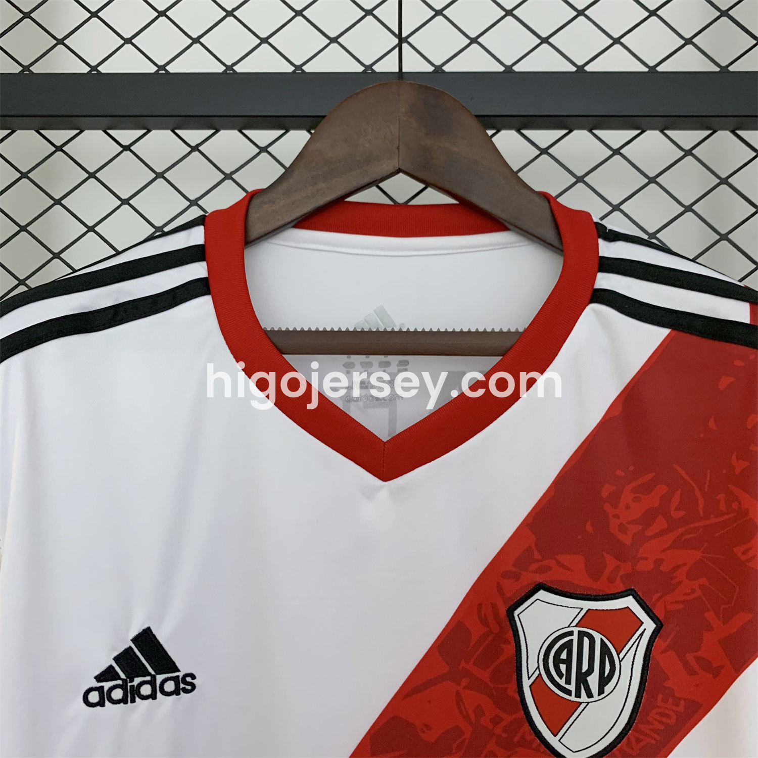 Higojerseys-Retro River Plate 2013-14 Home Long Sleeves Jersey