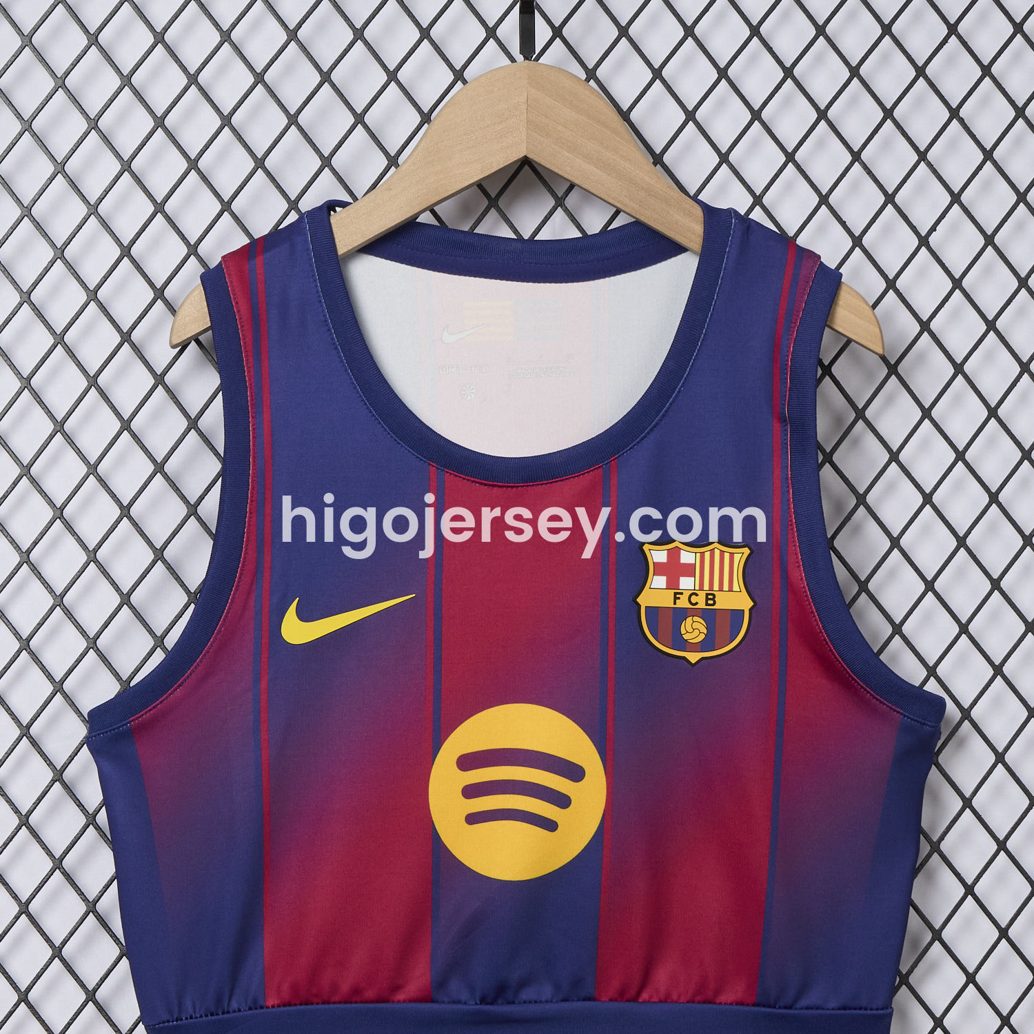 Higojerseys-Women's Barcelona 25-26 Home Yoga Vest