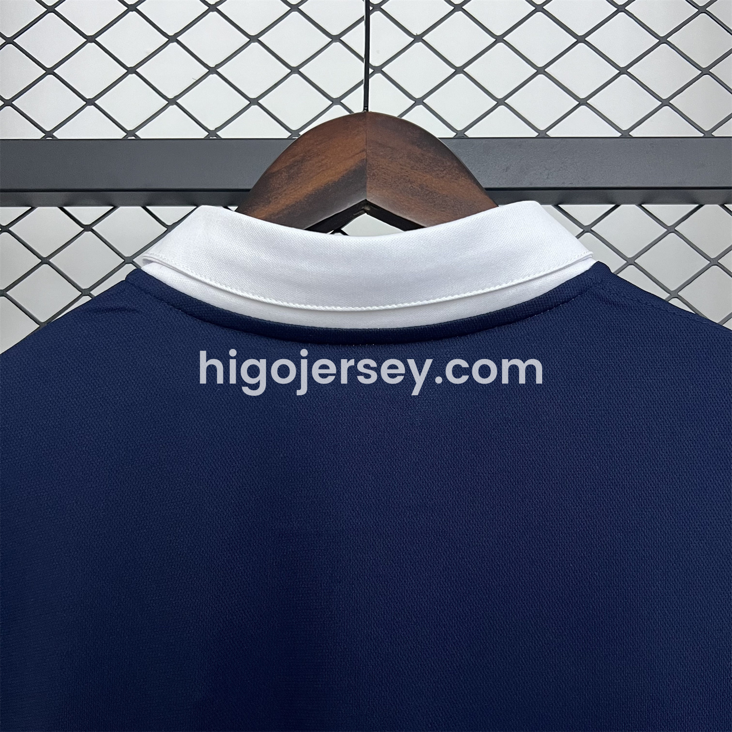 Higojerseys-Retro France 2014 Home Long Sleeves Jersey