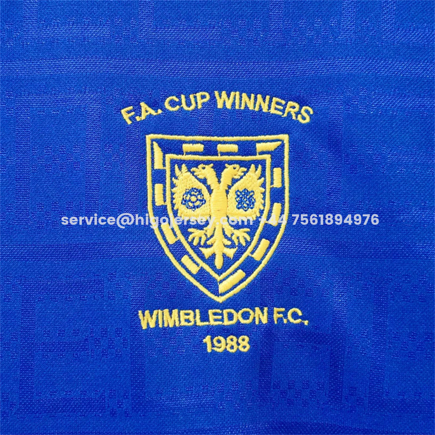Higojerseys-Retro Wimbledon 1988-89 Home Blue Jersey