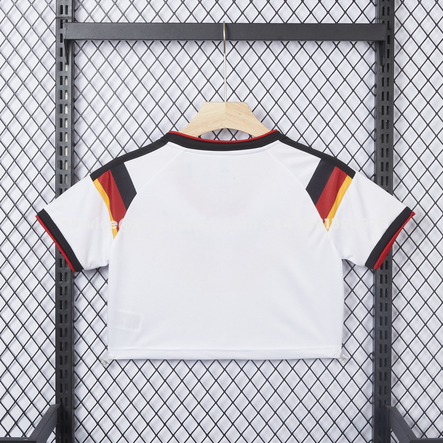 Higojerseys-Women's Germany 2026 Home Cropped Jersey