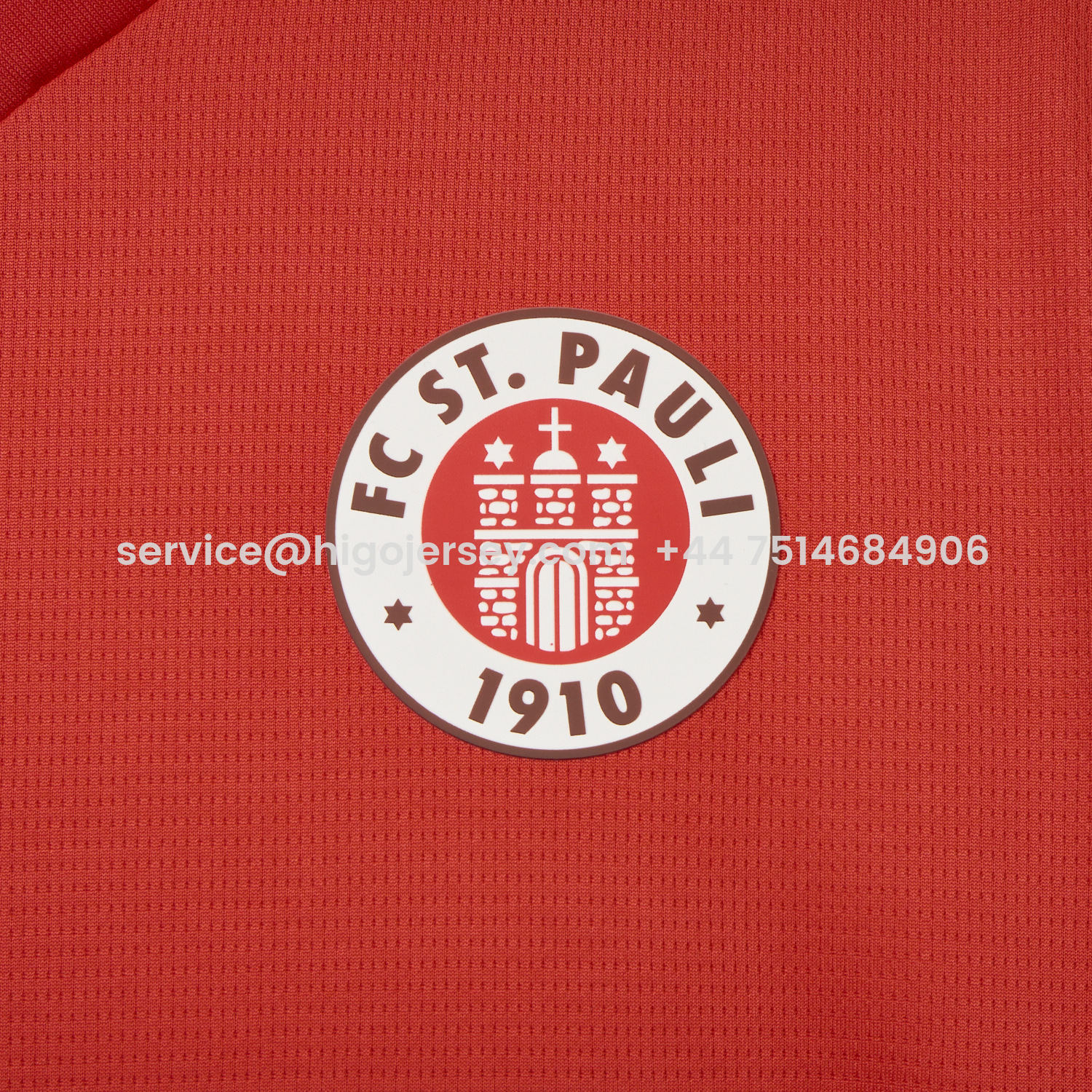 Higojerseys-St. Pauli 25-26 Fourth Red Jersey - Fans Version