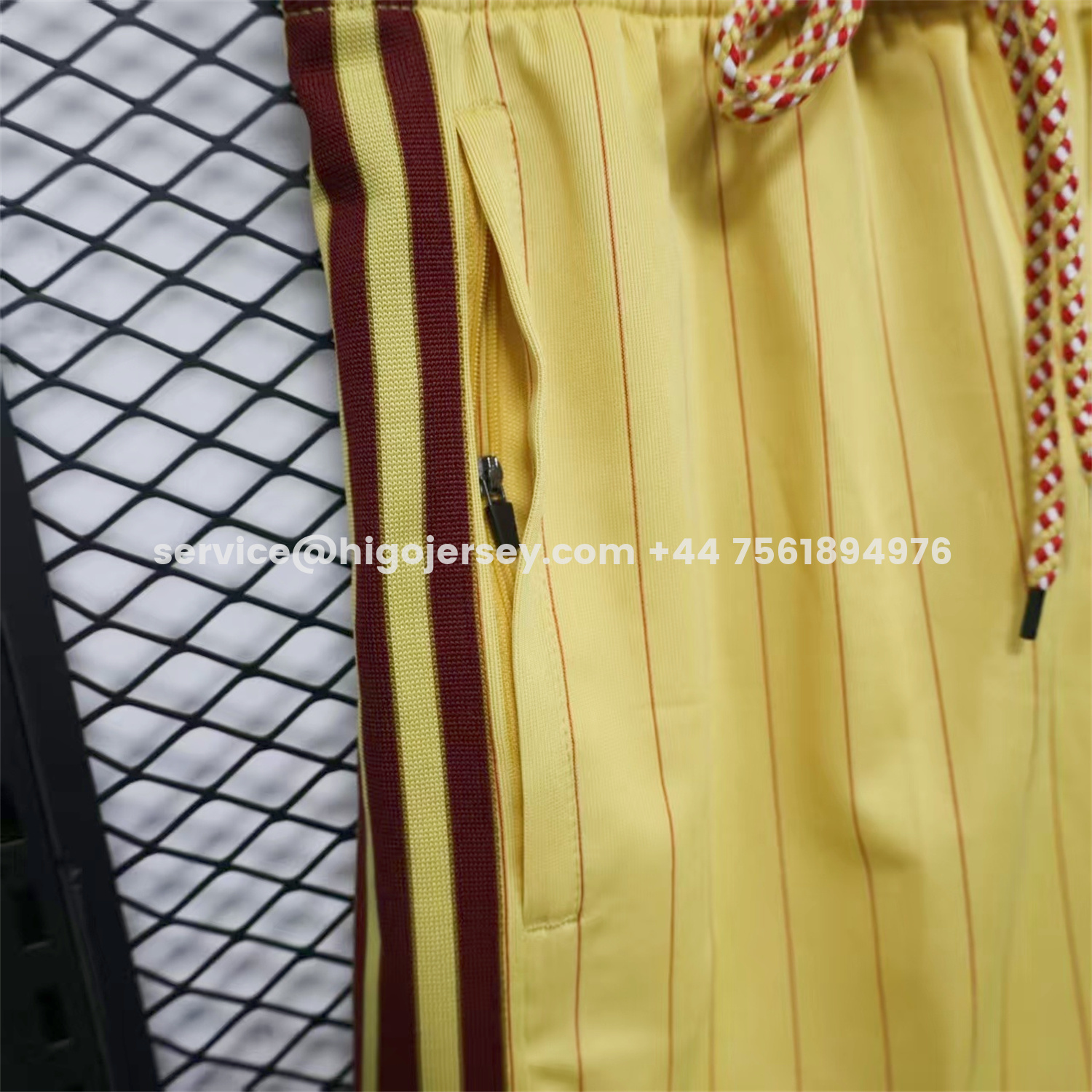 Higojerseys-Arsenal 25-26 Trefoil Yellow Travel Shorts - Player Version