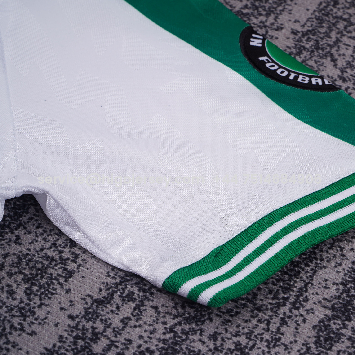 Higojerseys-Retro Nigeria 1996 Away Kids Kit
