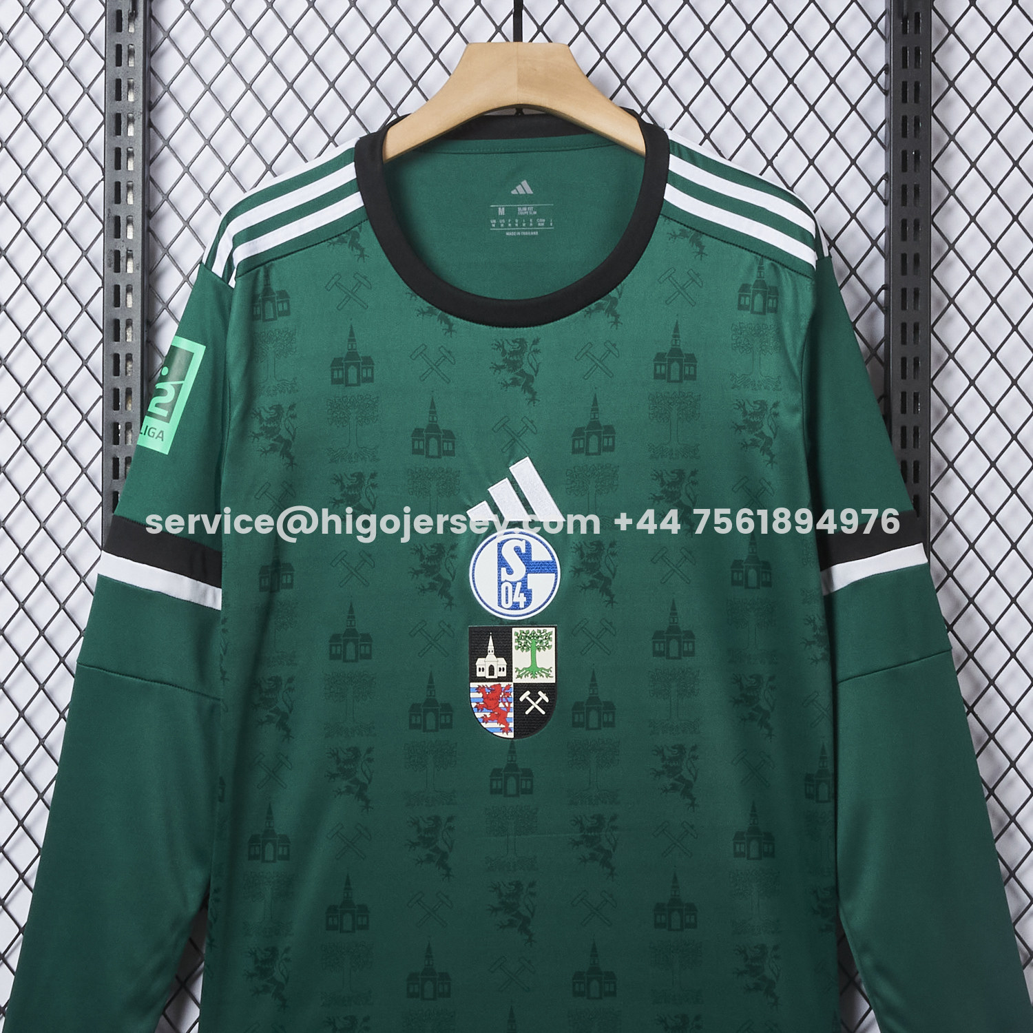 Higojerseys-Schalke 04 25-26 150 Years of Gelsenkirchen Special Long Sleeves Jersey - Fans Version