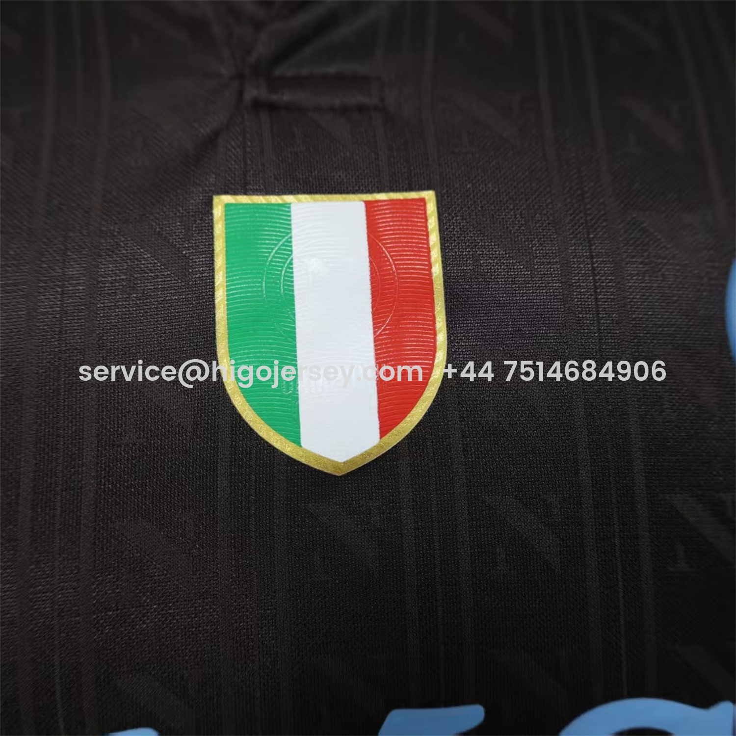 Higojerseys-Napoli 25-26 Third Black Jersey - Player Version