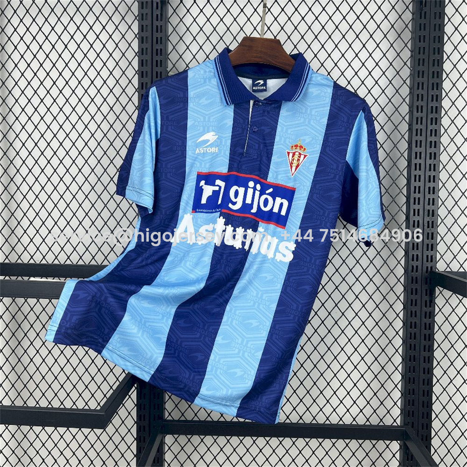 Higojerseys-Retro Sporting de Gijon 2002-03 Third Jersey