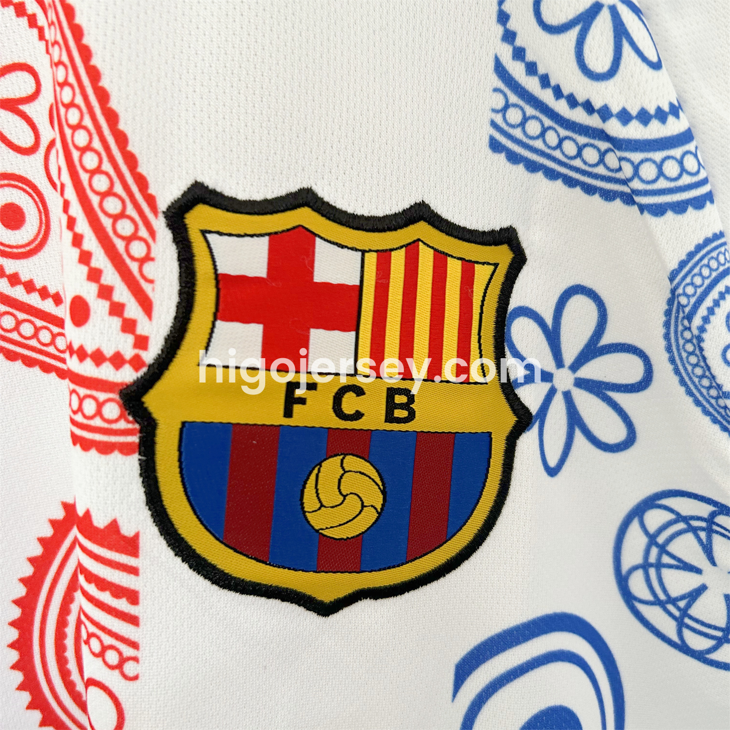 Higojerseys-Barcelona 25-26 Paisley Patterns White Special Edition Jersey - Fans Version