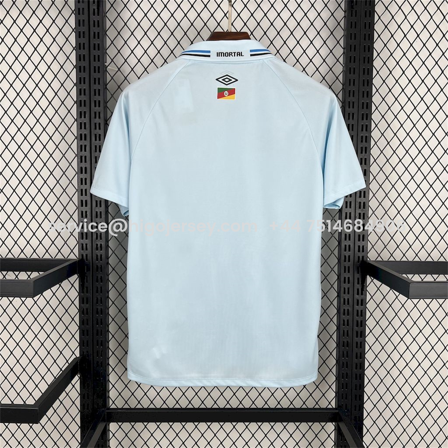 Higojerseys-Gremio 25-26 Away Unsponsored Jersey - Fans Version