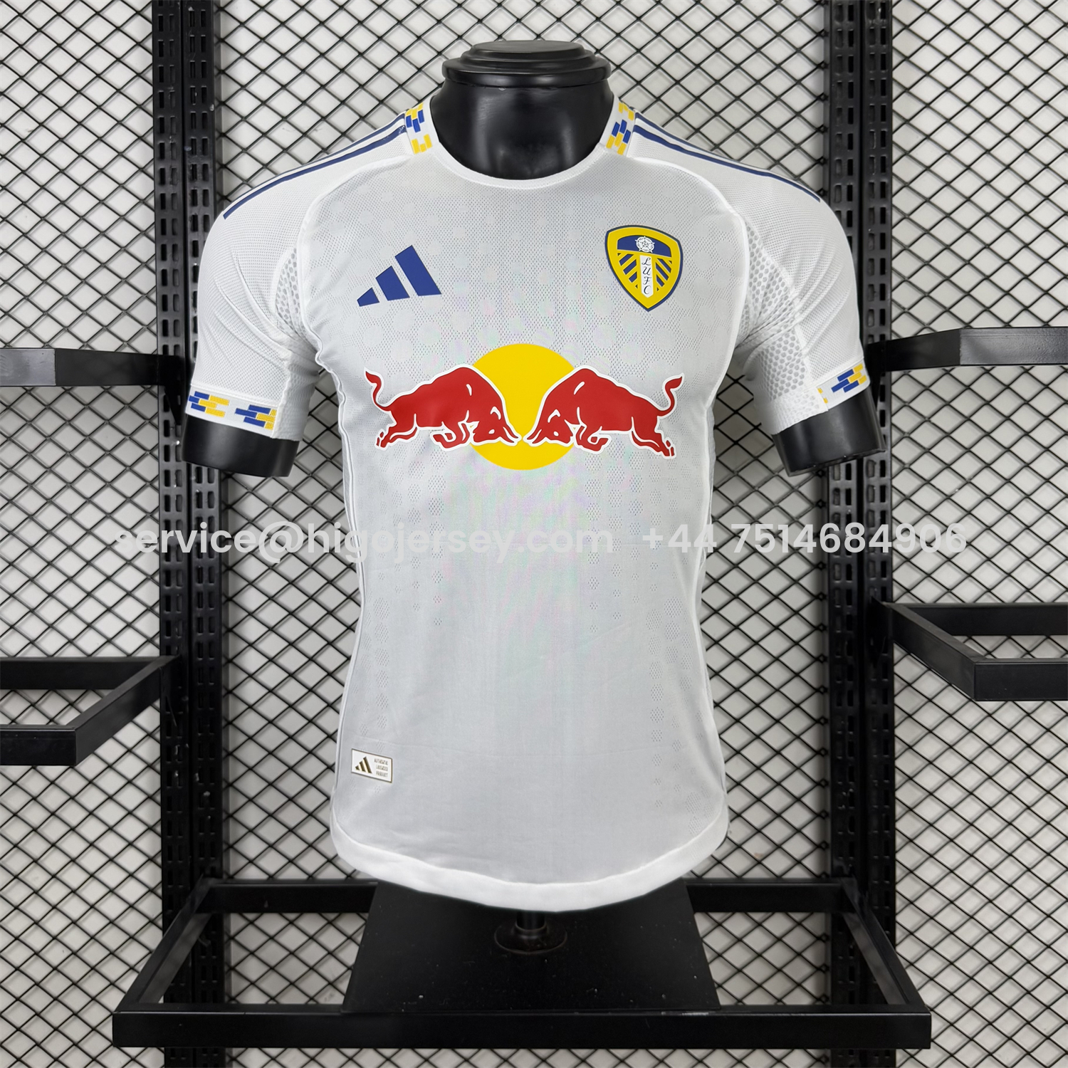 Higojerseys-Leeds United 25-26 Home Jersey - Player Version