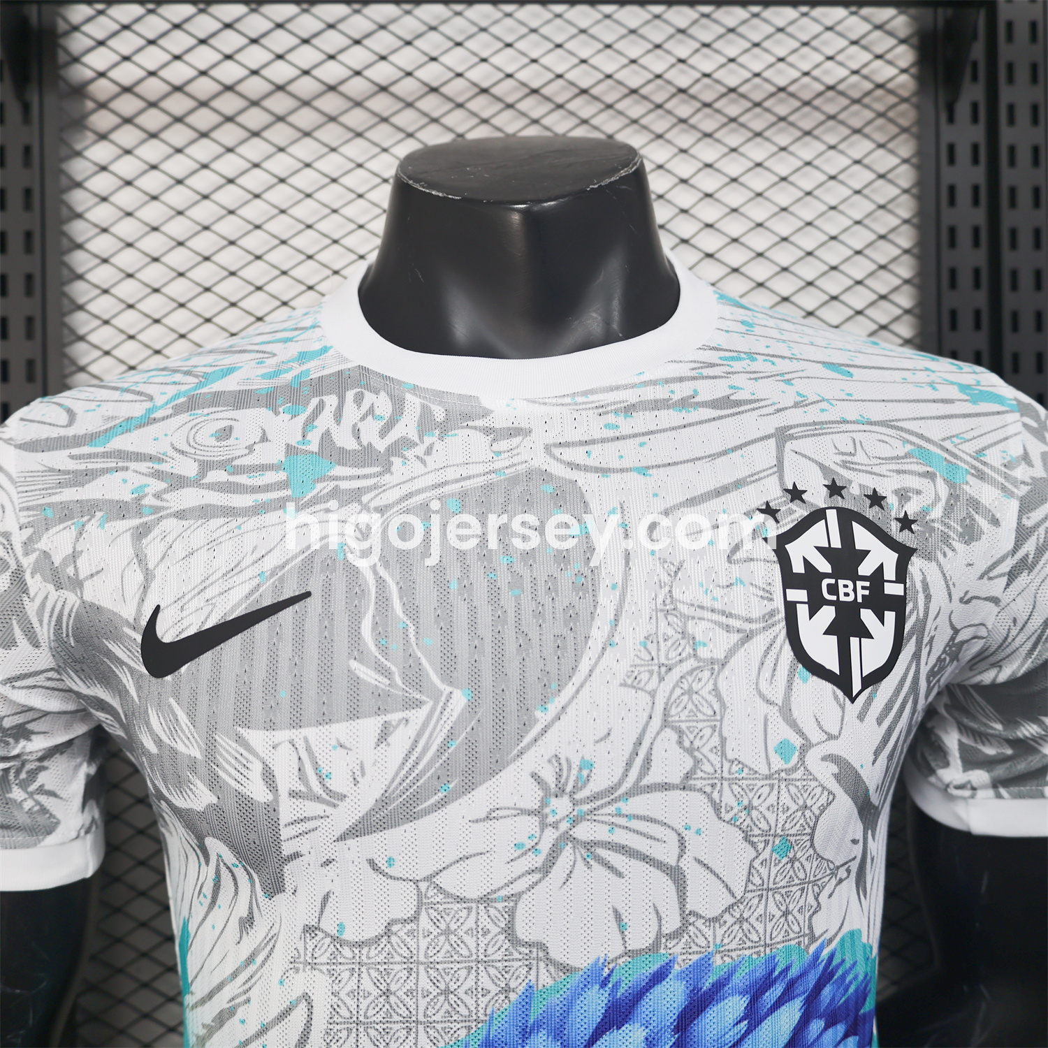 Higojerseys-Brazil 2025 Blue Macaw Special Edition Jersey - Player Version