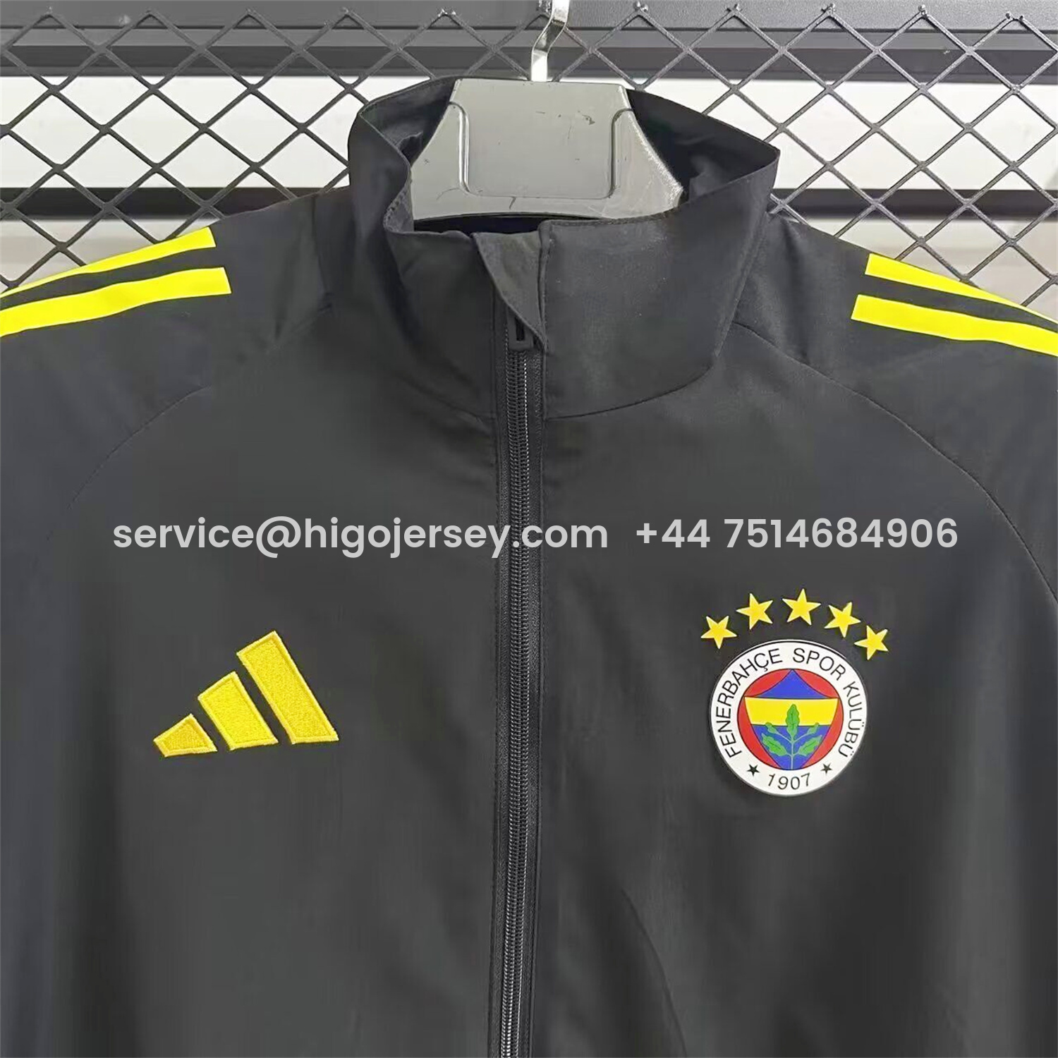 Higojerseys-Fenerbahce 25-26 Windbreaker Jacket - Black