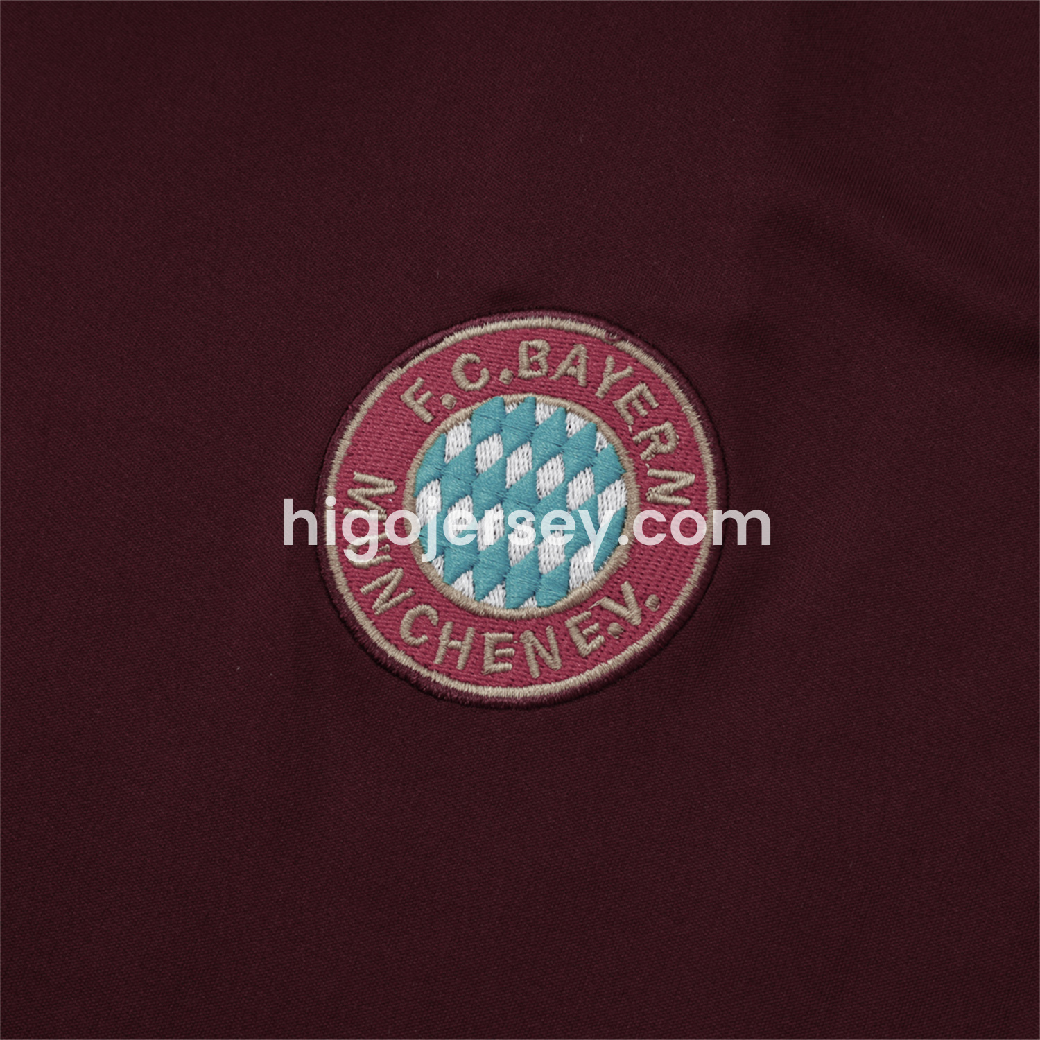 Higojerseys-Bayern Munich 25-26 Throwback Trefoil Vest Training Set - Deep Red