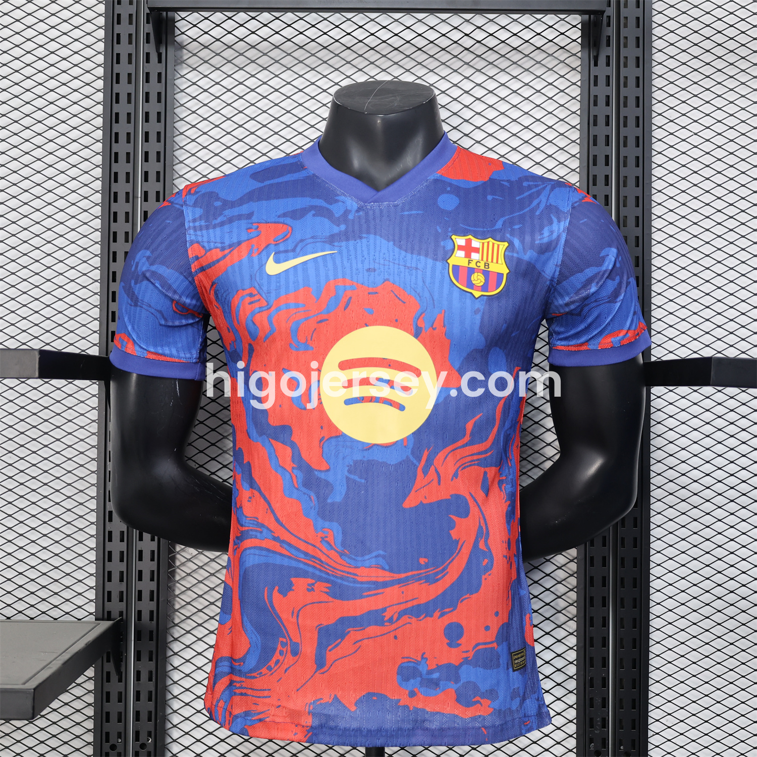Higojerseys-Barcelona 25-26 Fire Dragon Special Edition Jersey - Player Version