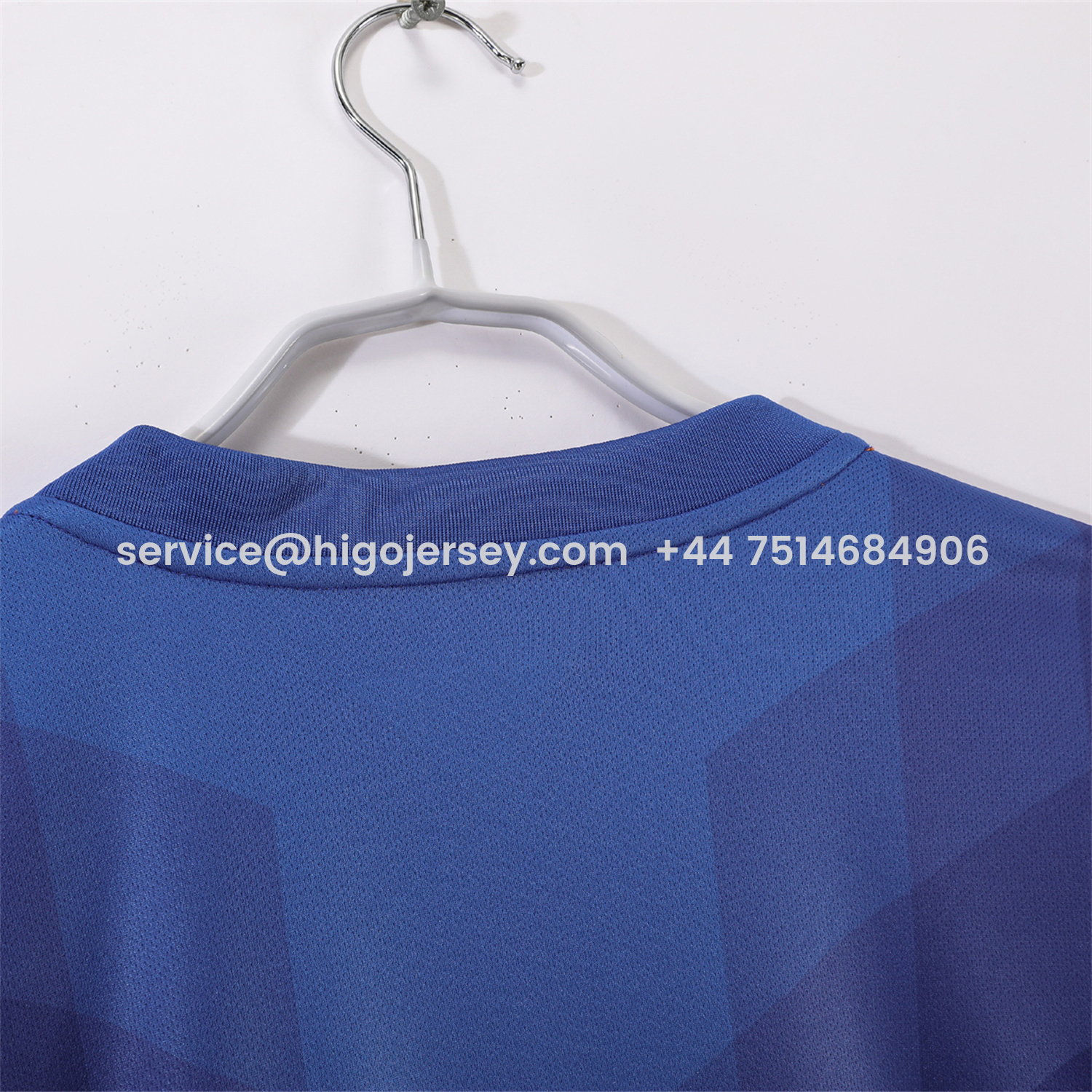 Higojerseys-Retro Netherlands 2014 Away Blue Jersey
