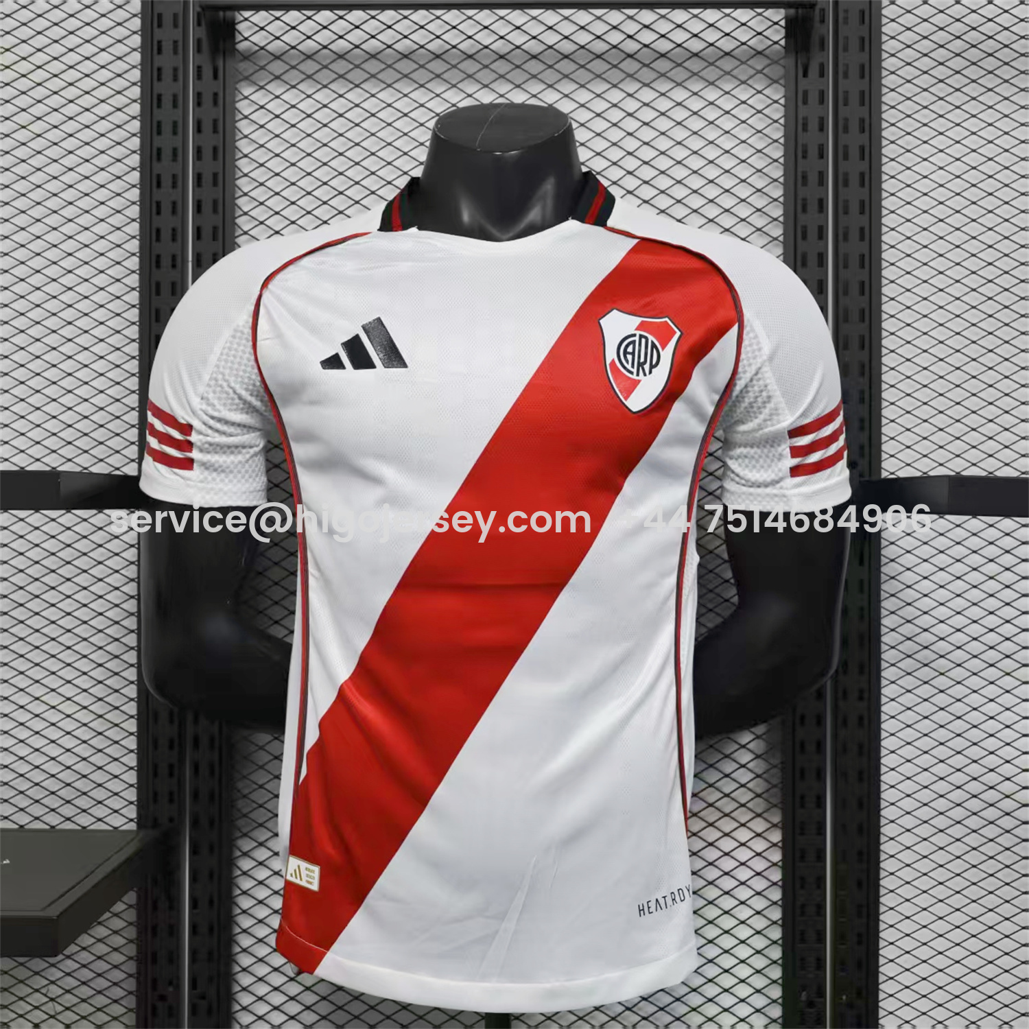 Higojerseys-River Plate 25-26 Home Unsponsored Jersey - Player Version
