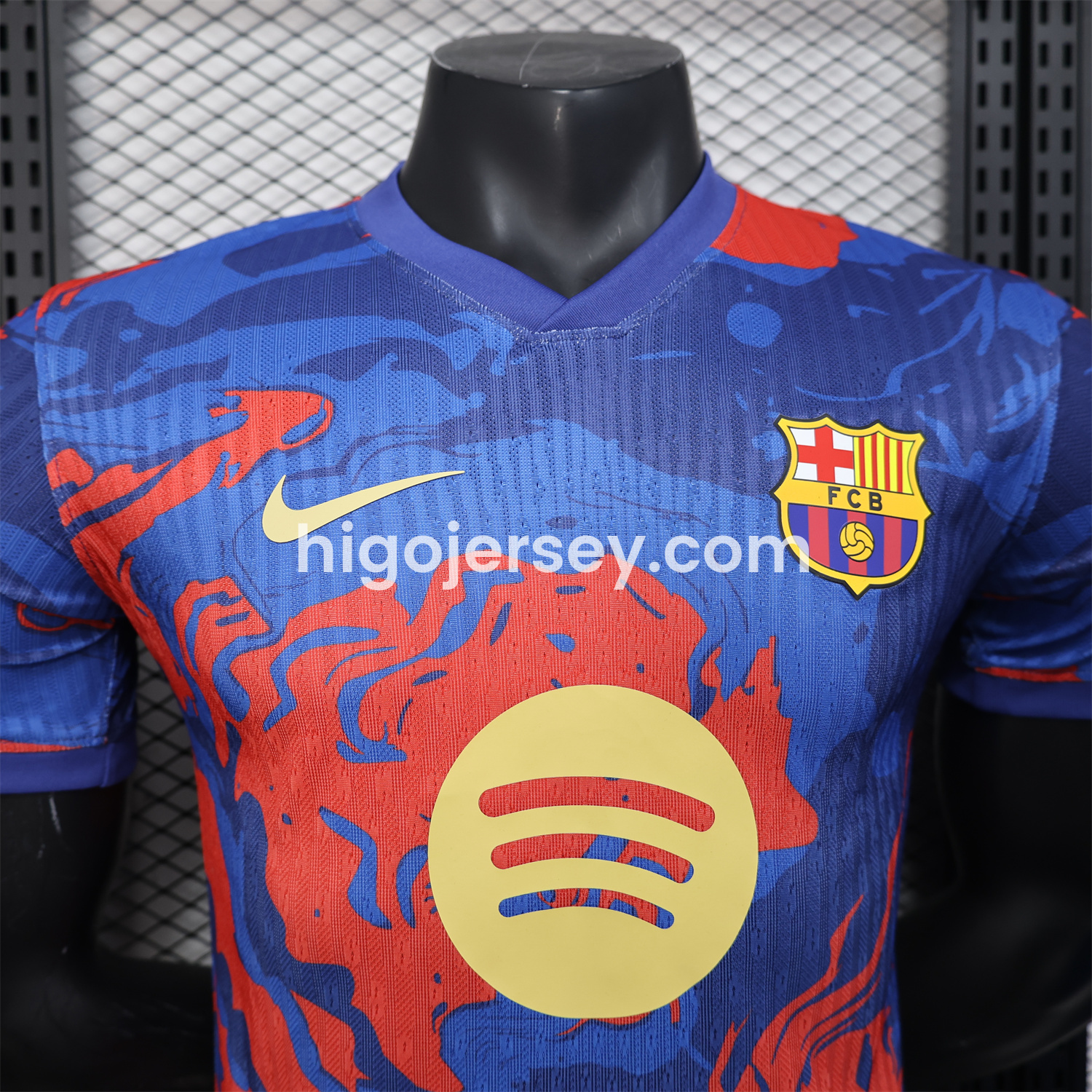 Higojerseys-Barcelona 25-26 Fire Dragon Special Edition Jersey - Player Version