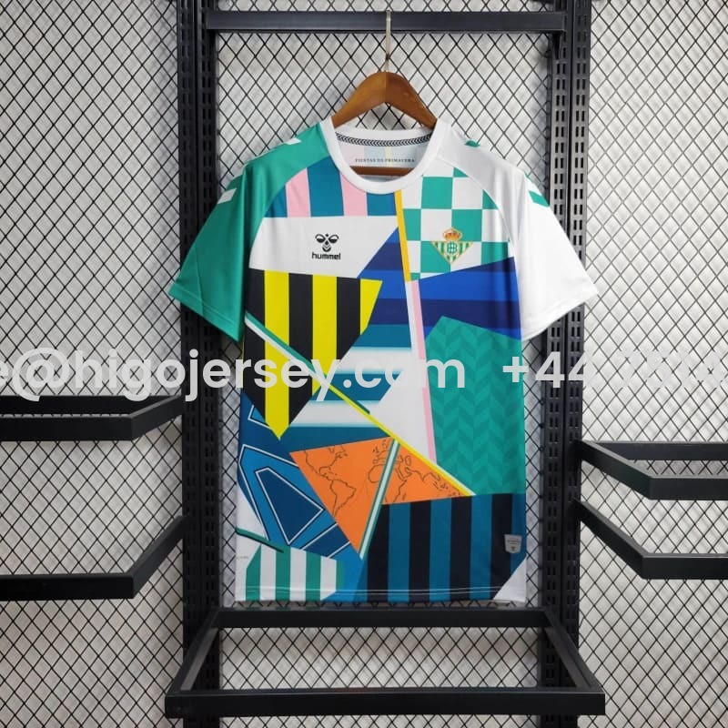Higojerseys-Real Betis 2024 Spring Festival Pre-match Jersey - Fans Version