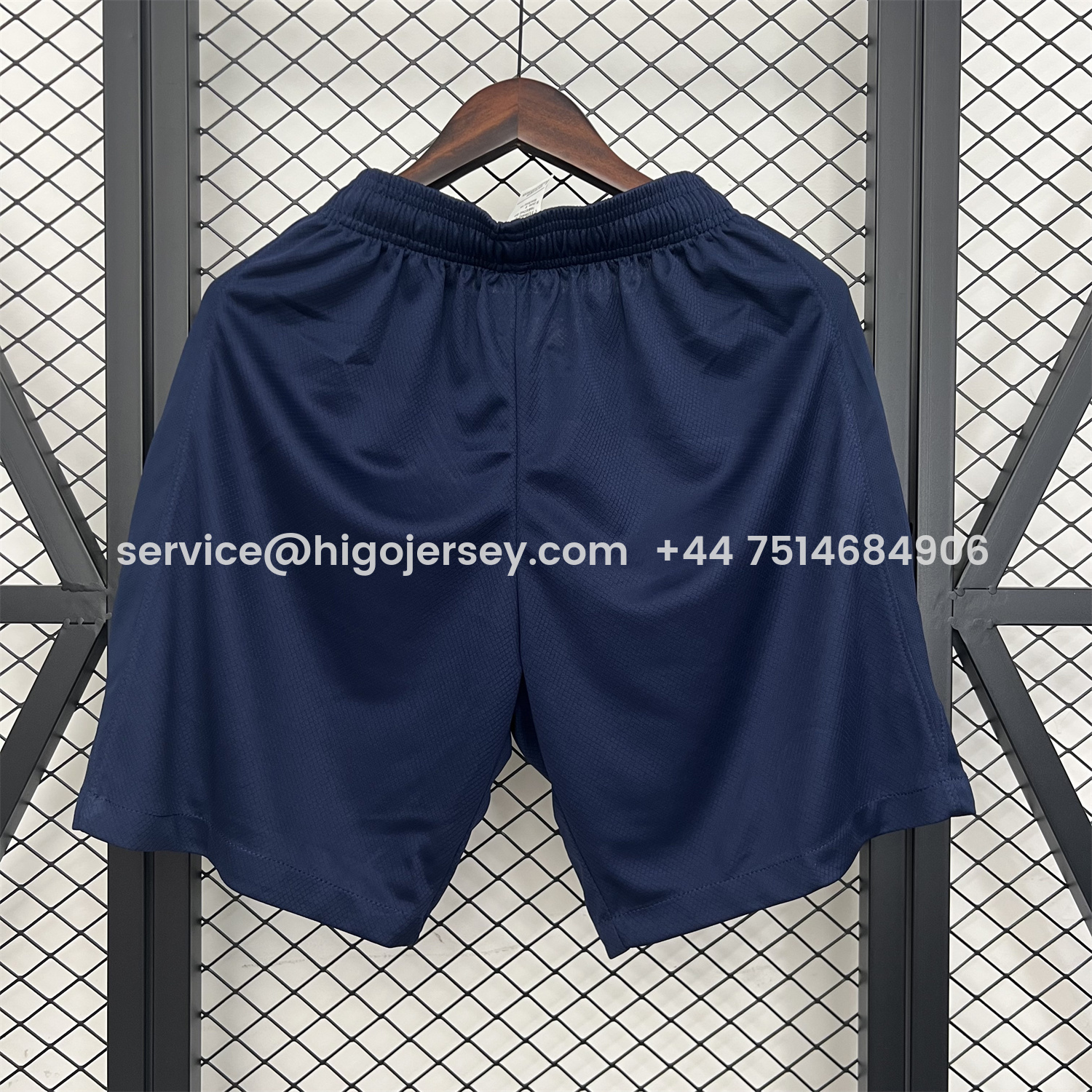 Higojerseys-Paris Saint-Germain PSG 25-26 Home Blue Shorts - Fans Version