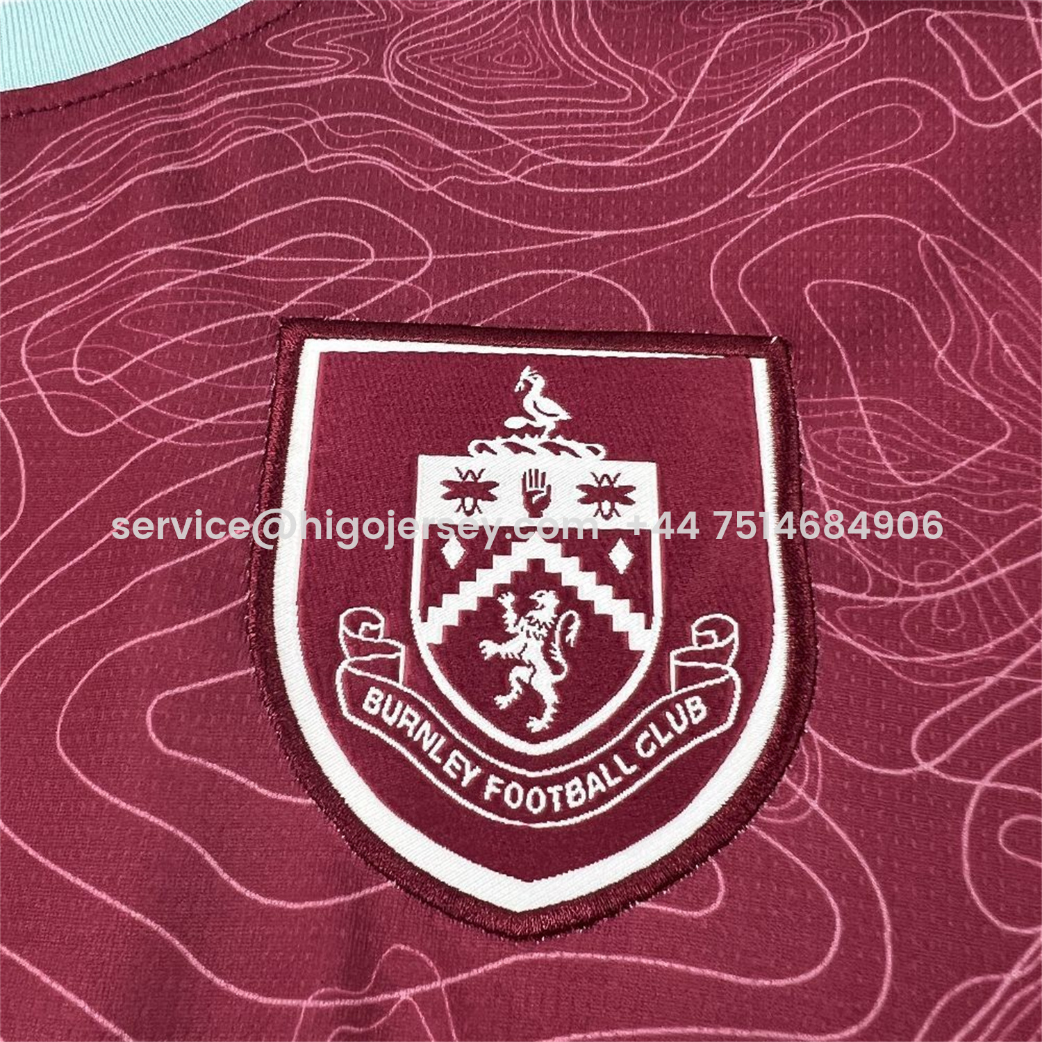 Higojerseys-Burnley 25-26 Home Jersey - Fans Version