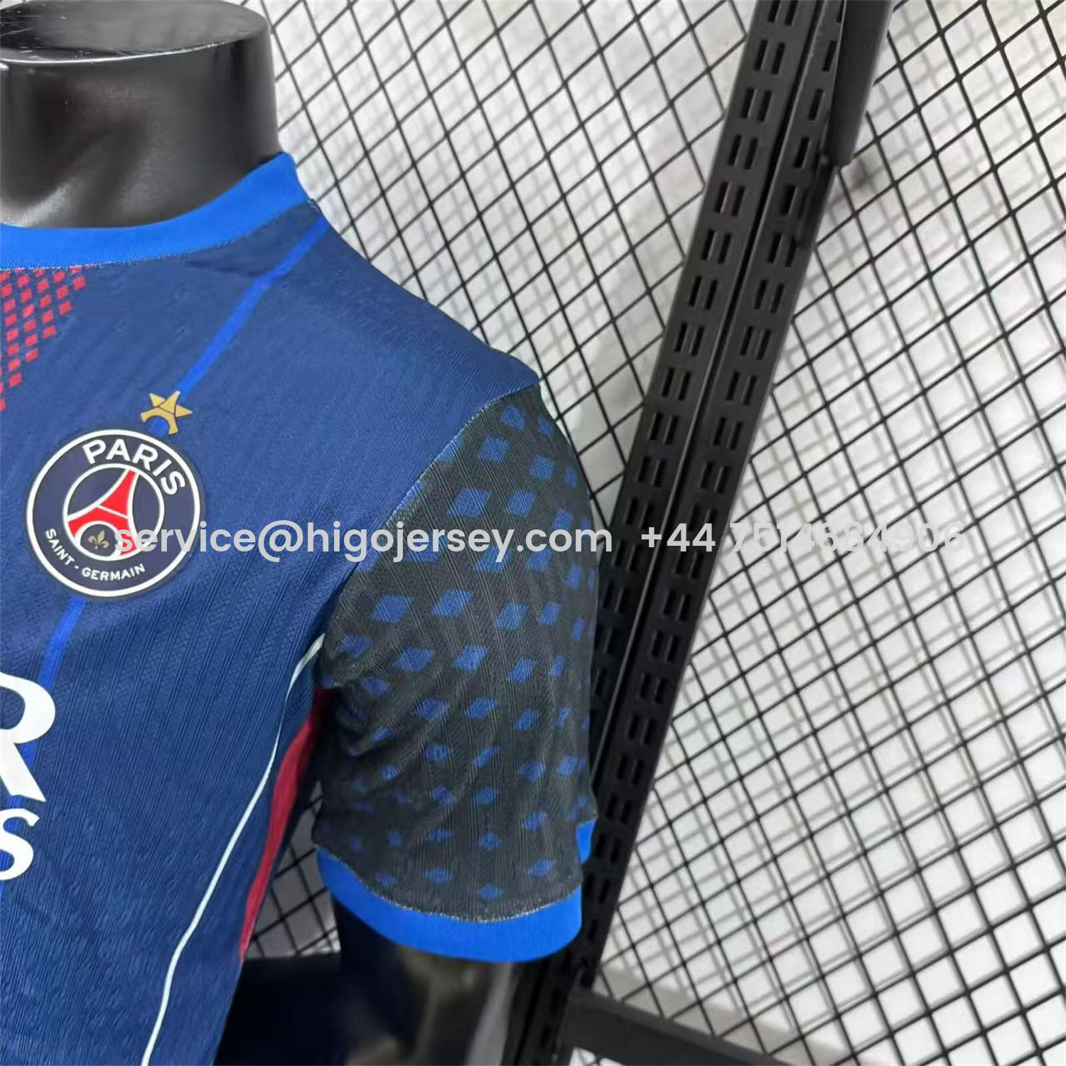 Higojerseys-Paris Saint-Germain PSG 25-26 Champion Blue Special Edition Jersey With Star - Player Version