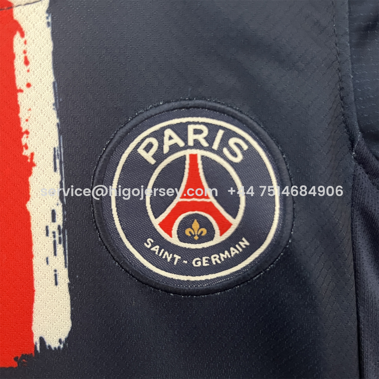 Higojerseys-Paris Saint-Germain PSG 24-25 Champions League Final Home Kids Kit