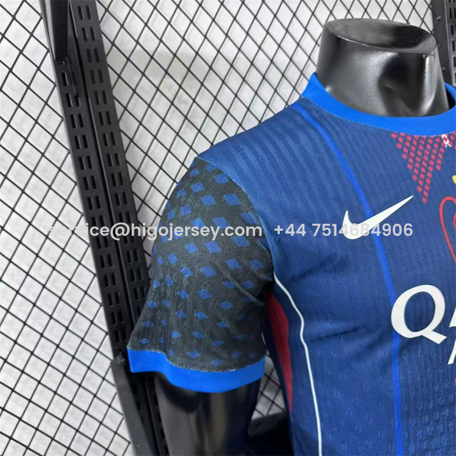 Higojerseys-Paris Saint-Germain PSG 25-26 Champion Blue Special Edition Jersey With Star - Player Version