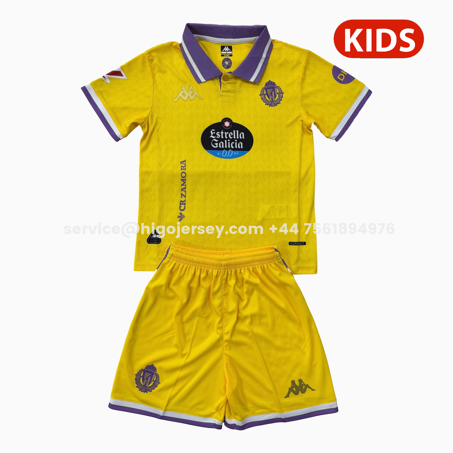 Higojerseys-Valladolid 25-26 Third Kids Kit