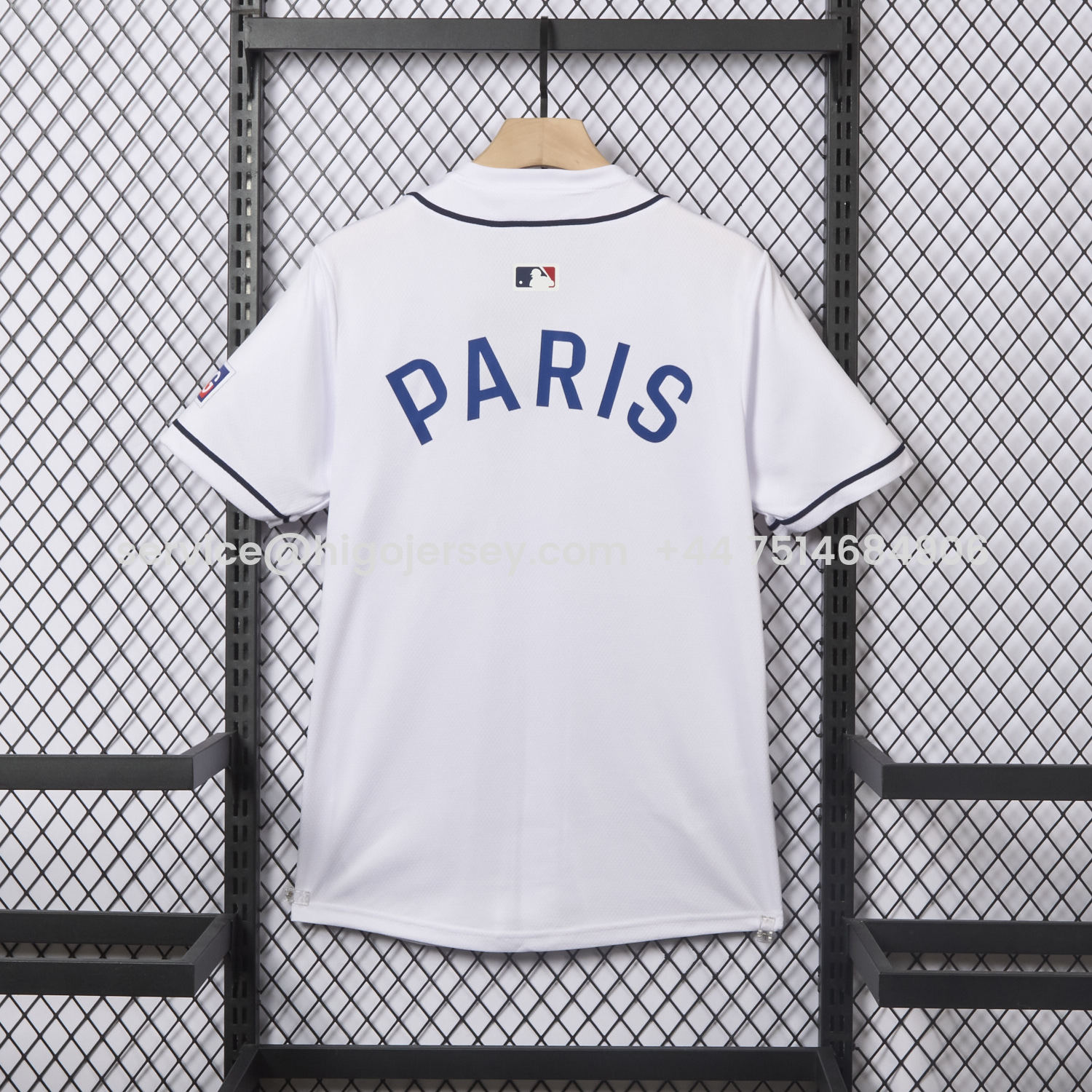 Higojerseys-Paris Saint-Germain PSG 25-26 White Limited Baseball Jersey