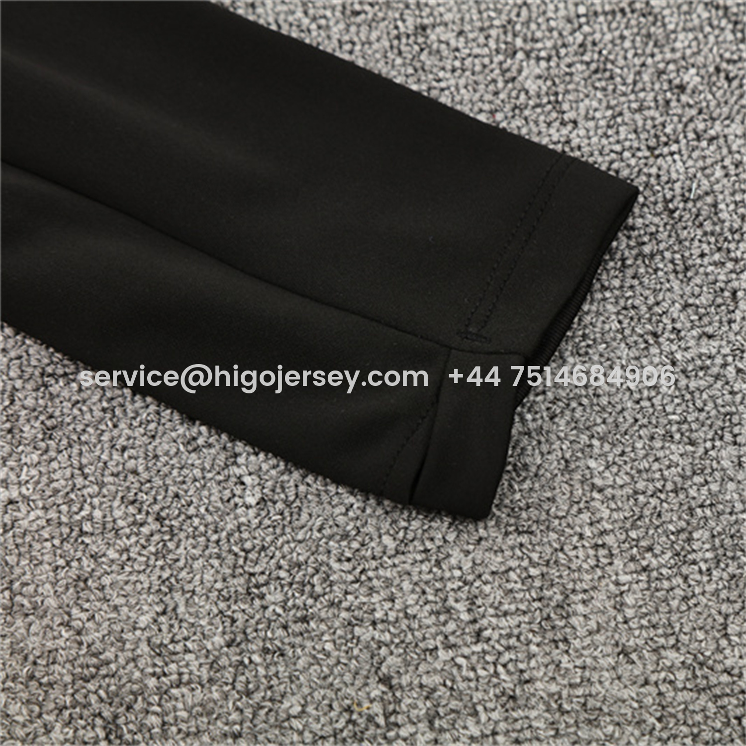 Higojerseys-Barcelona 25-26 X KB Long Sleeve Training Set - Black Top & Black Pants