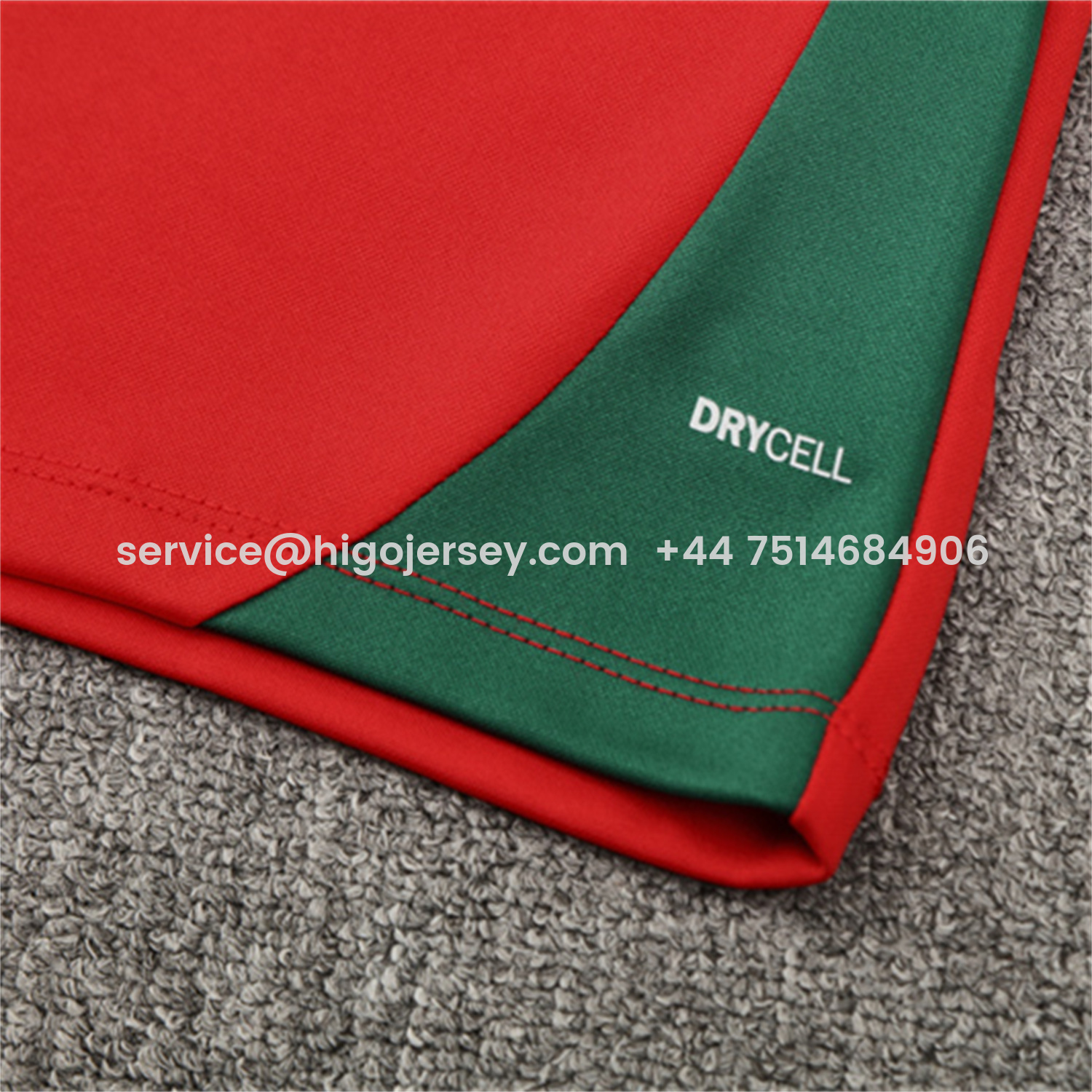 Higojerseys-Portugal 25-26 Long Sleeve Training Set - Red Top & Black Pants