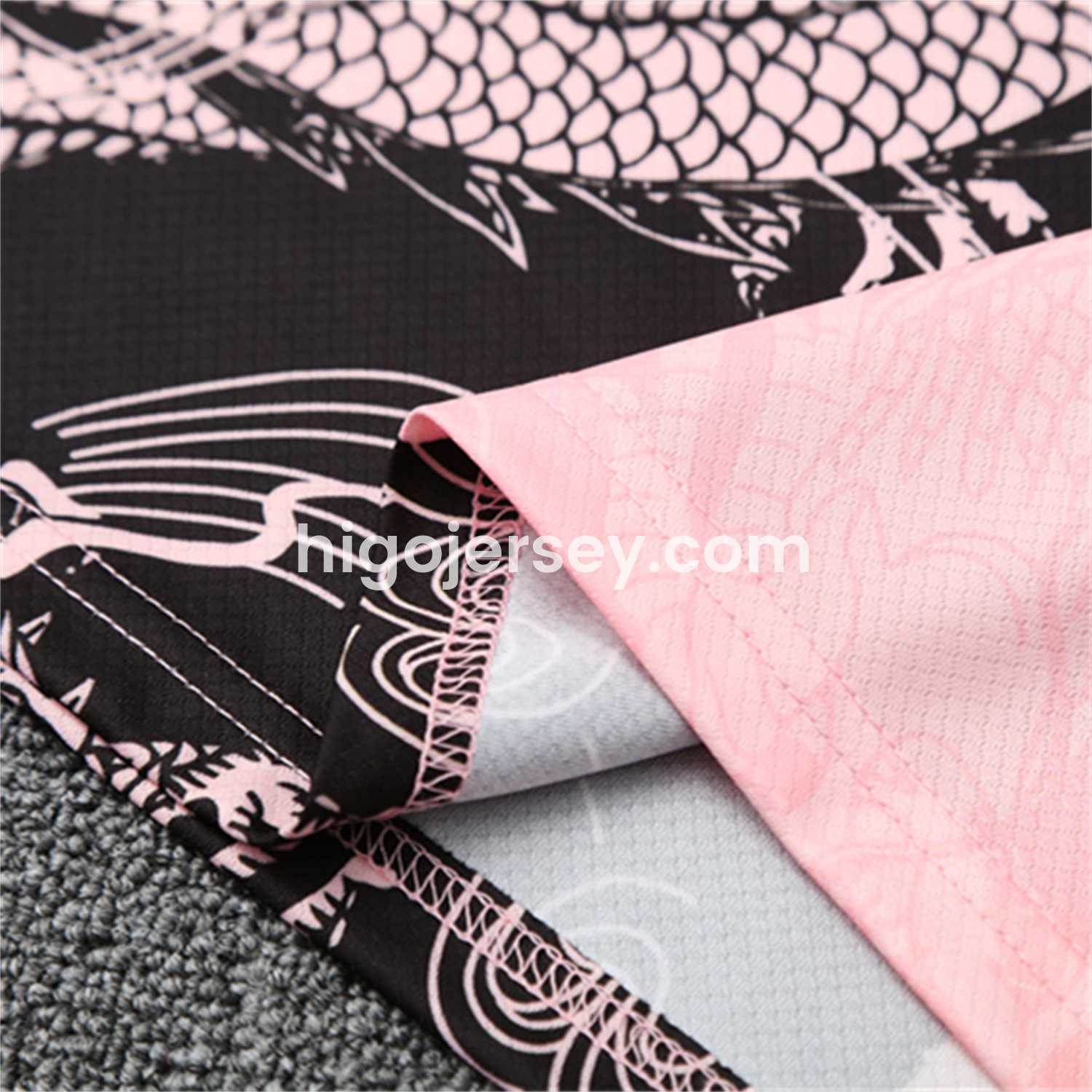 Higojerseys-Real Madrid 25-26 Short-Sleeve Training Set - Pink Black Top & Black Shorts