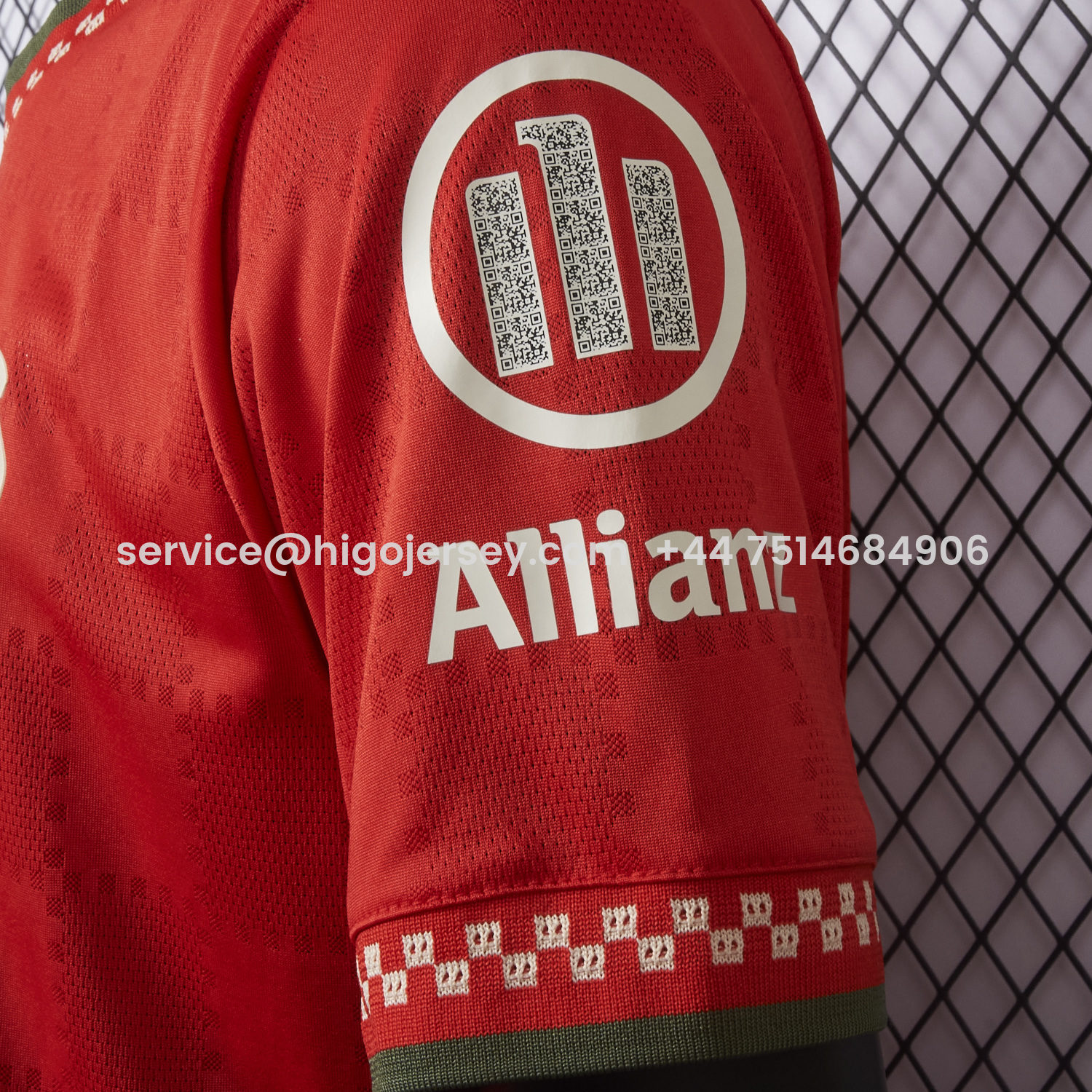 Higojerseys-Bayern Munich 25-26 Trefoil Red Special Jersey - Player Version