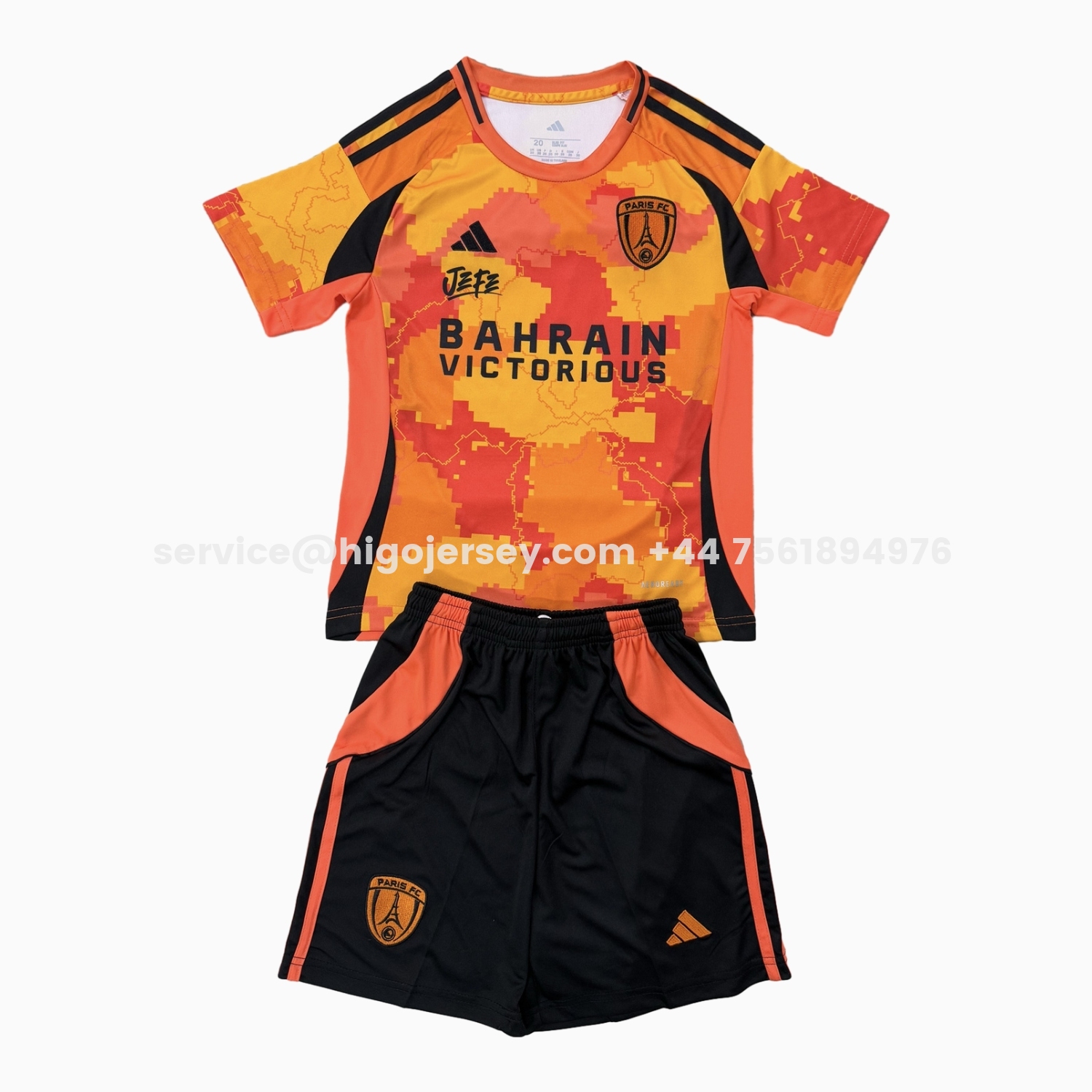 Higojerseys-Paris FC 25-26 Third Men's Adult Jersey Set - Fans Version