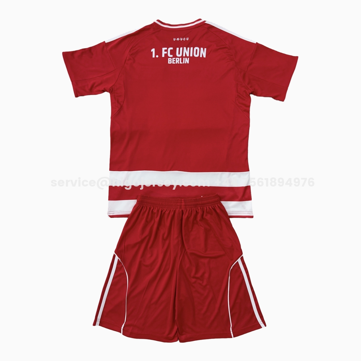 Higojerseys-Union Berlin 25-26 Home Kids Kit