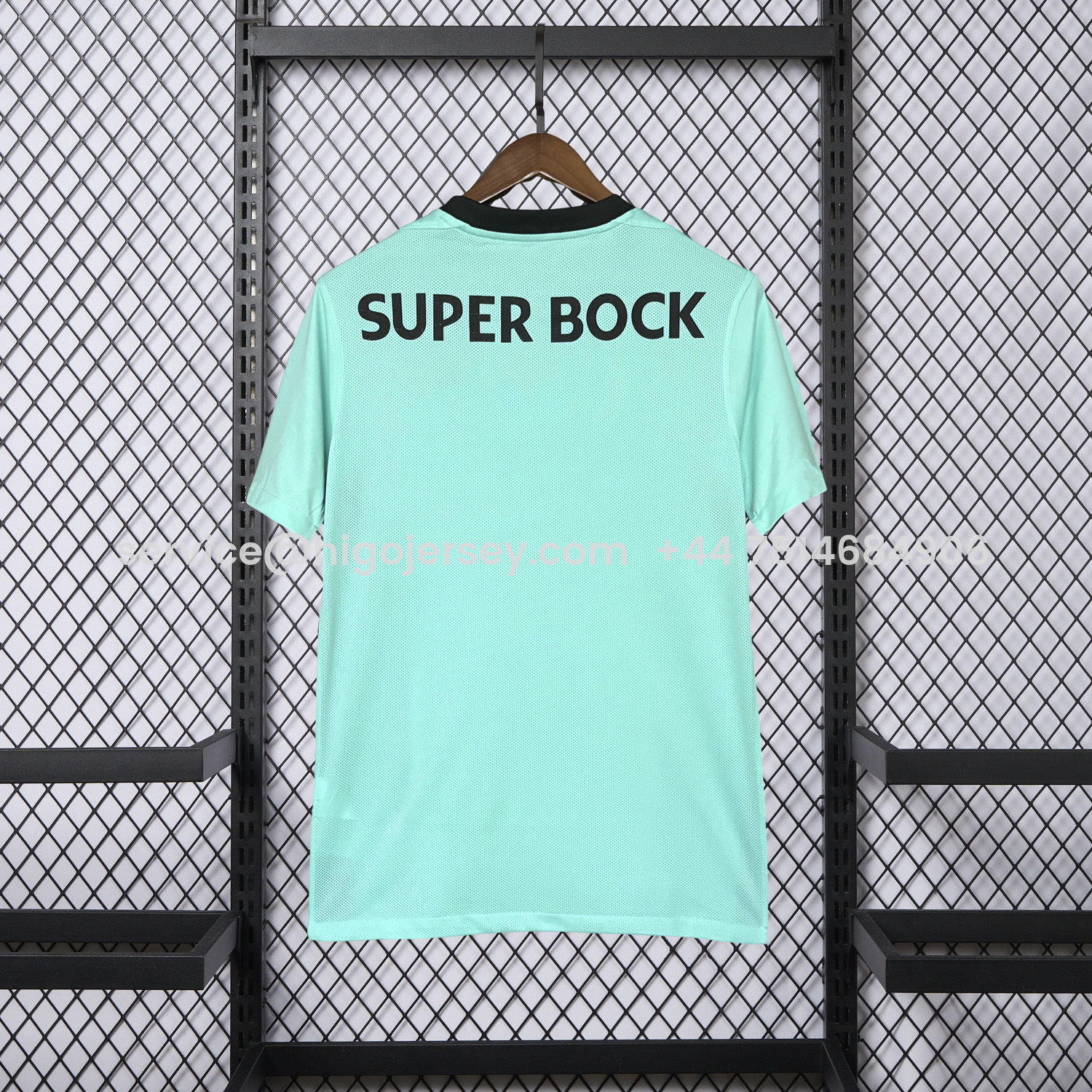 Higojerseys-Sporting CP 25-26 Third Cyan Jersey - Fans Version